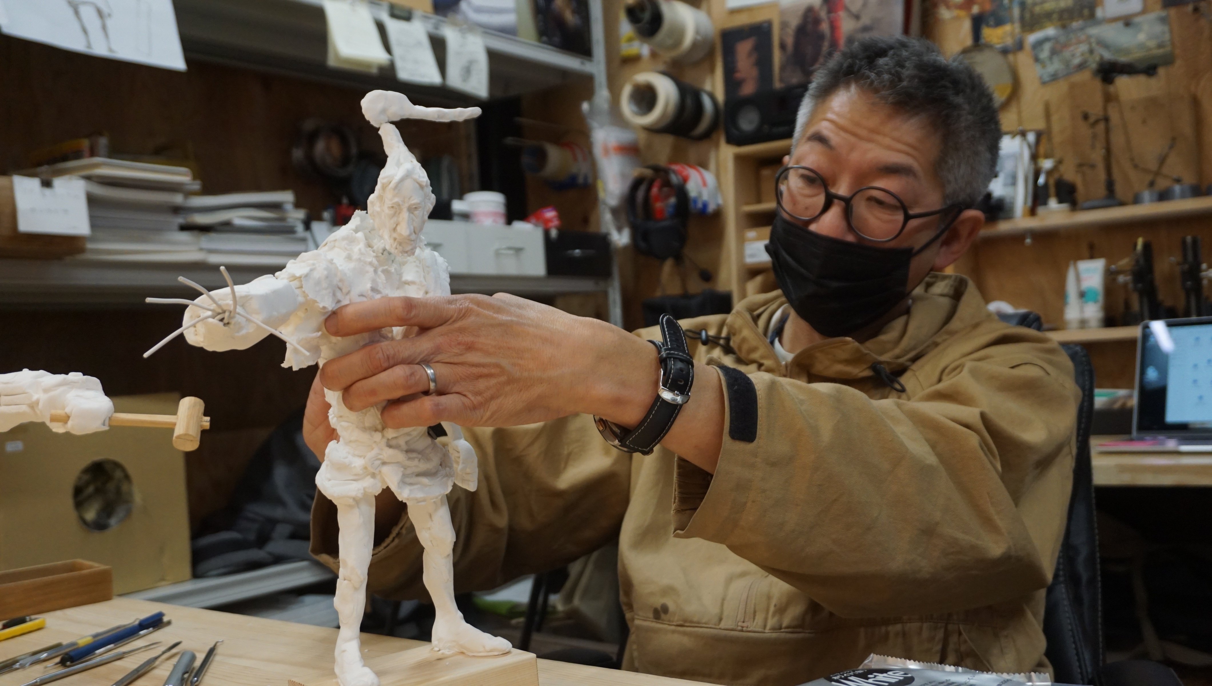 木彫のキャラクターデザインと造形｜TEAM HIDARI