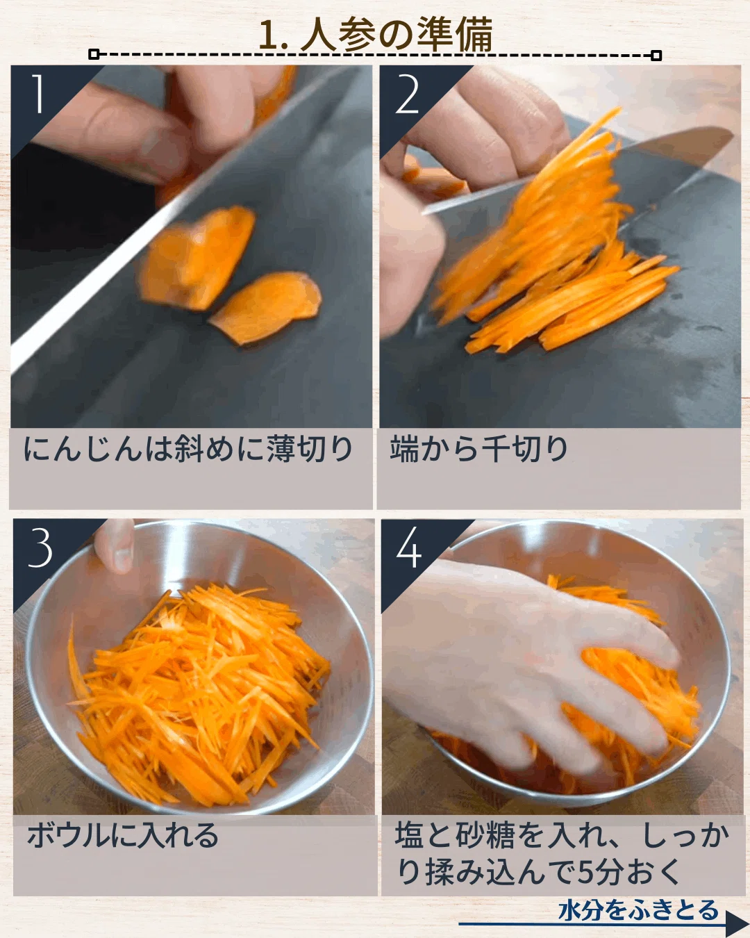 美味しく食べて健康になる「人参サラダ」｜食事処さくら＠料理家/魔法