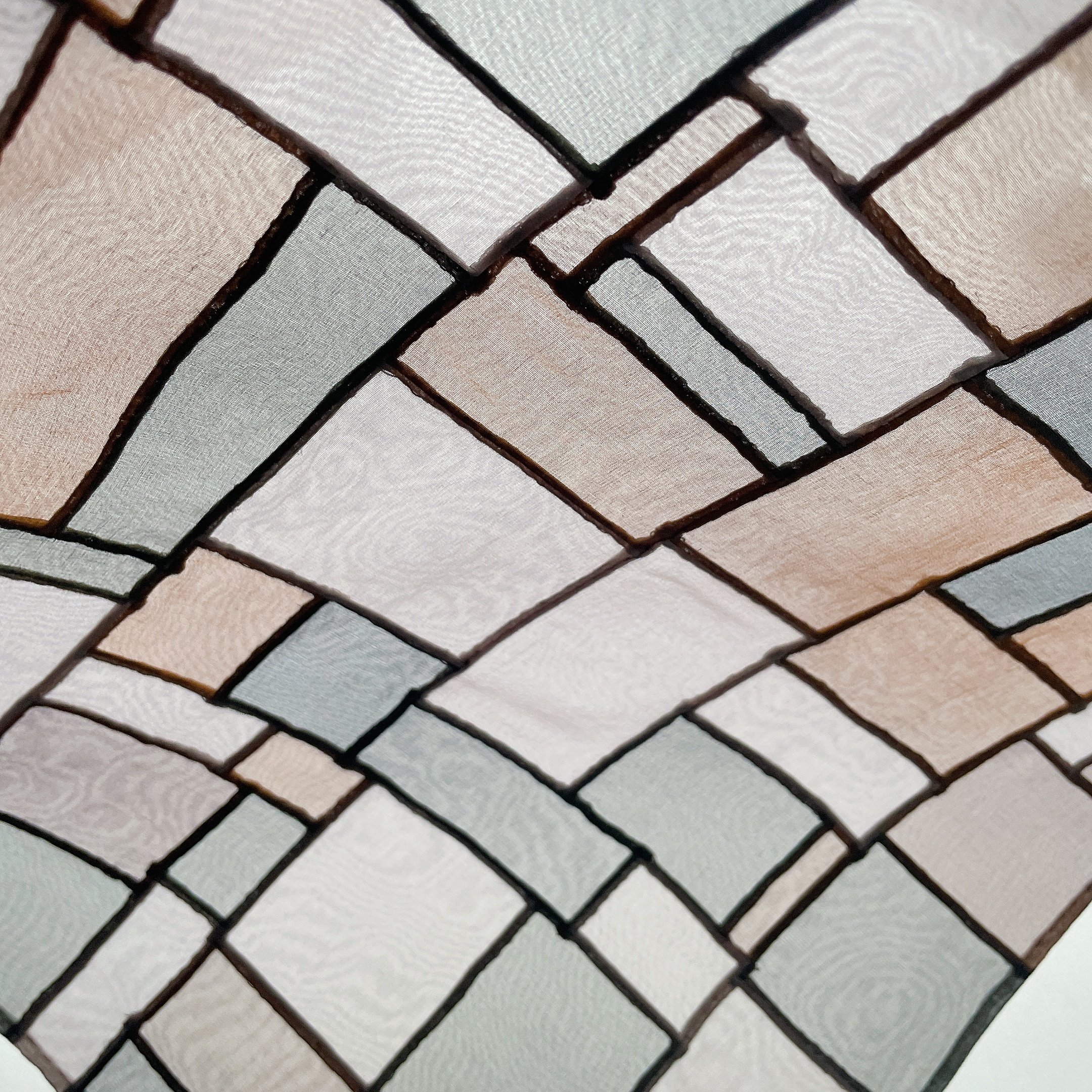 ポジャギ制作過程】ケッキ縫い なんか上達した！｜pojagi*sono