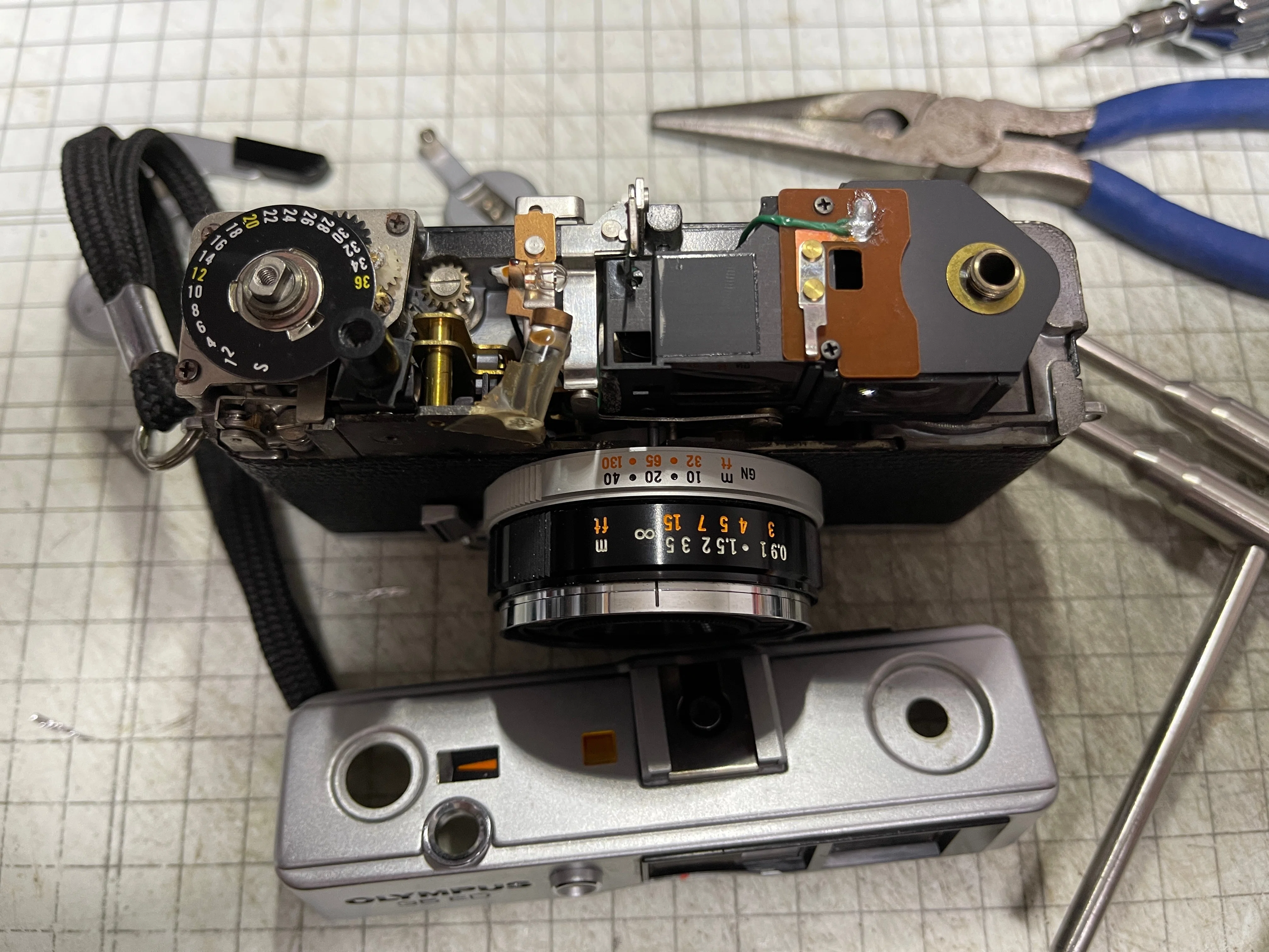 カメラ Great Wall 90mm F3.5 とTEXER 低速シャッター不良