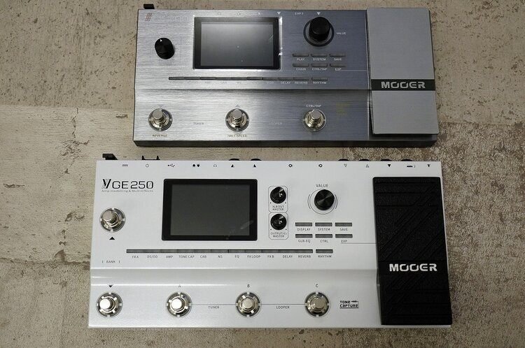MOOER GE250はGE200と何が違うのか、比べてみましょう|Lep MOOER GE250はGE200と何が違うのか、比べてみましょう|Lep
