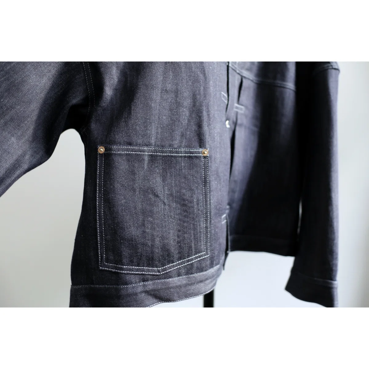 refomed(リフォメッド) -RIGHT HANDED DENIM JACKET- アンバランスな 
