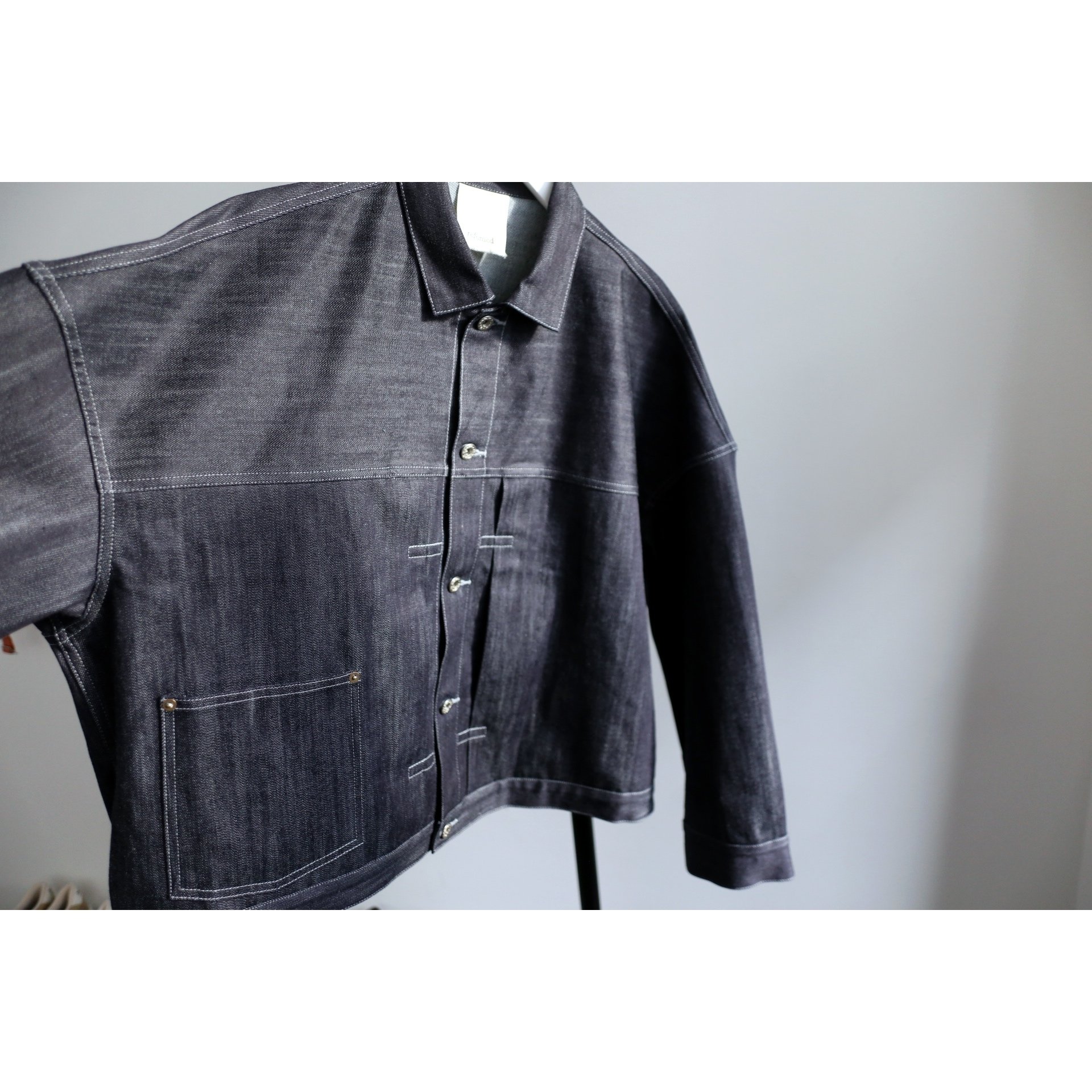 refomed(リフォメッド) -RIGHT HANDED DENIM JACKET- アンバランスな