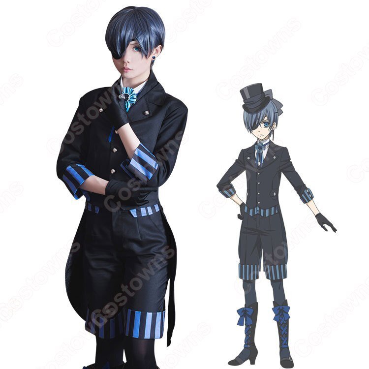 【黒執事】シエル book of Atlantic コスプレ衣装 シエル コスプレ衣装 Book of the Atlantic 黒執事 劇場版