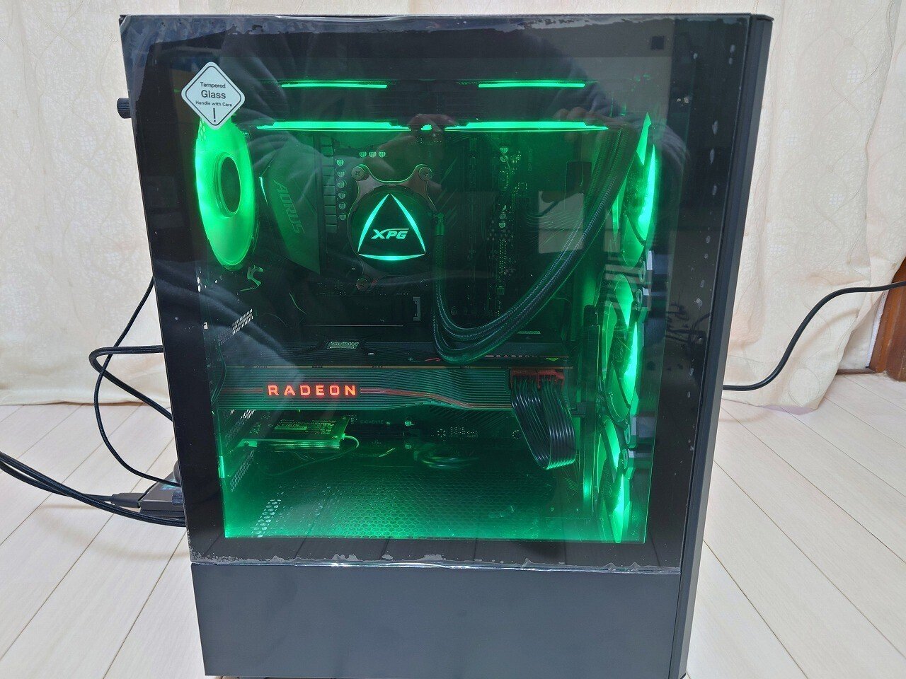 奥行きの短いコンパクトATXケース「XPG VALOR AIR」はどこまで