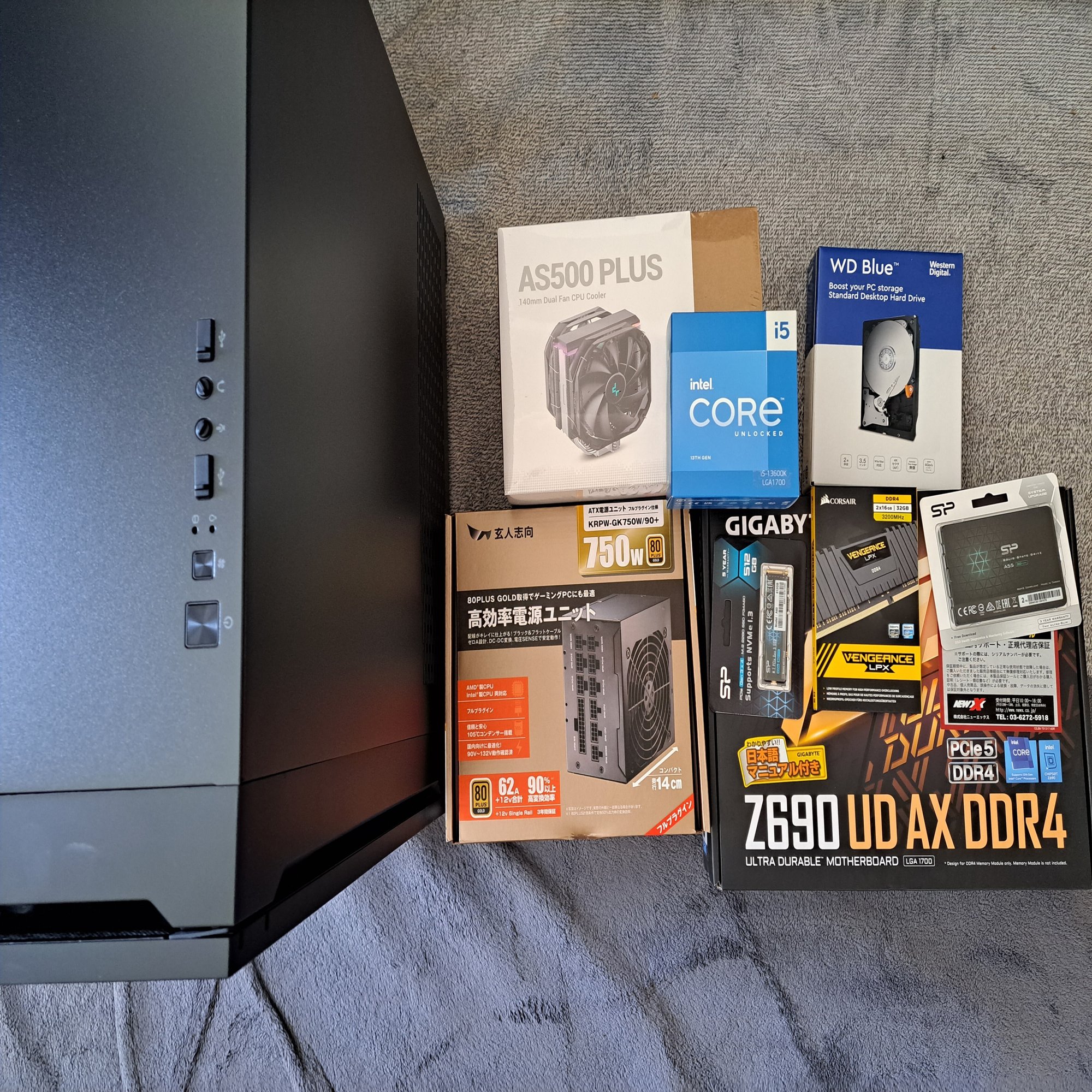 ゲーミングPC組み直し(Core i5-13600K構成)｜アオスズメ
