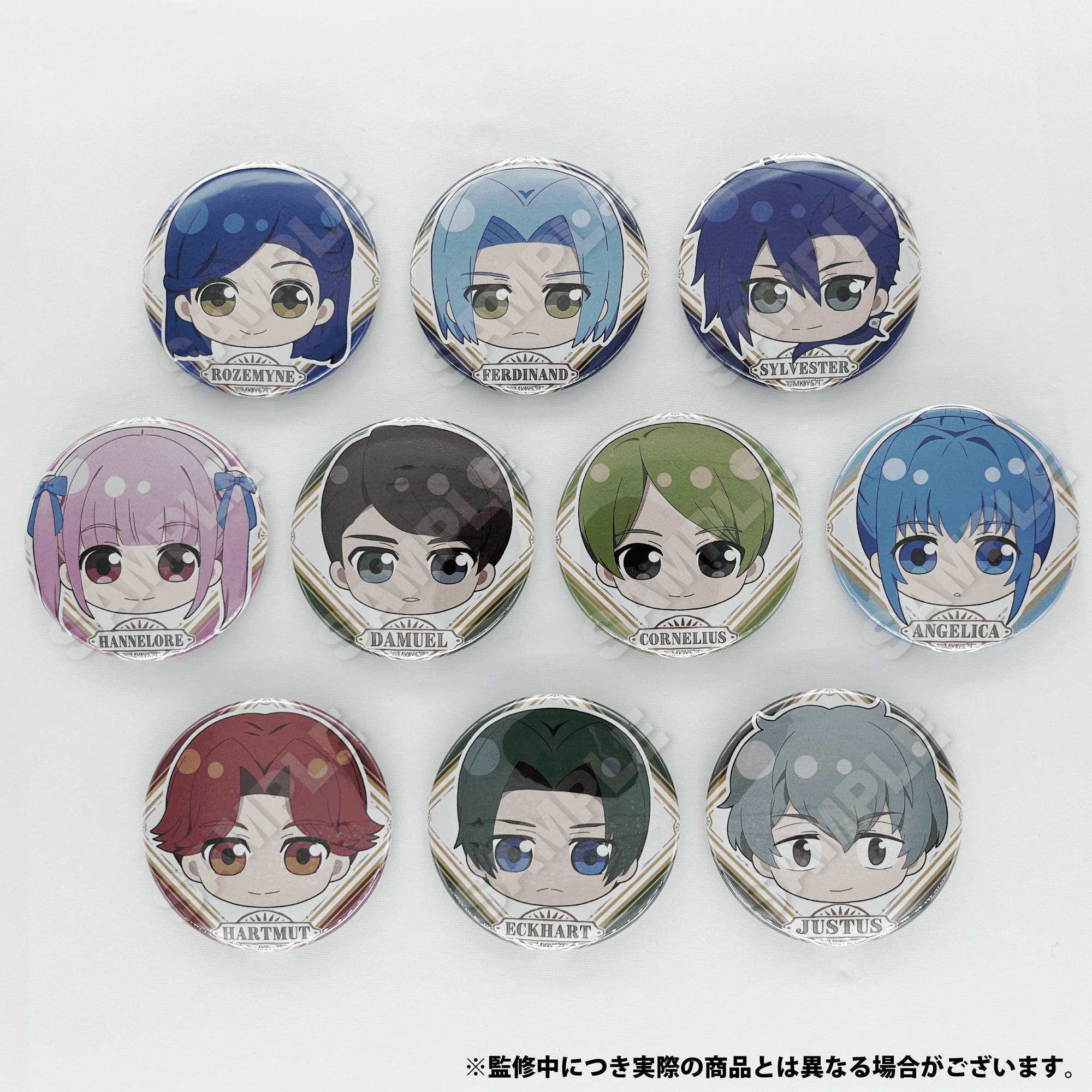 本好きの下剋上 描き起こしキャラクター＆紋章グッズ」2023年5月 新作