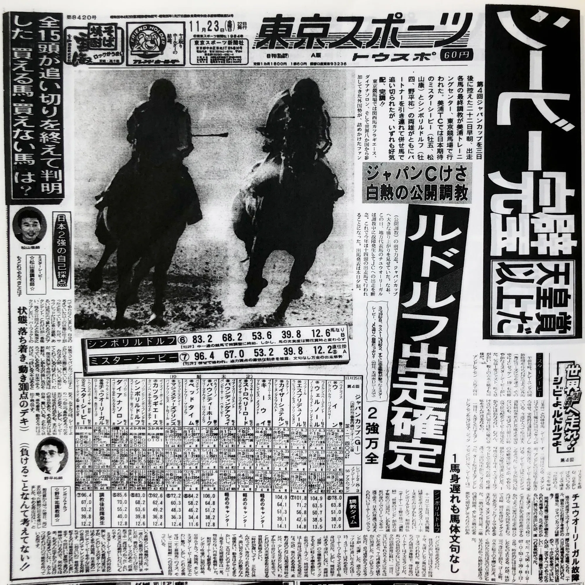 ついに実装！セオリー無視の三冠馬・ミスターシービーを東スポで 