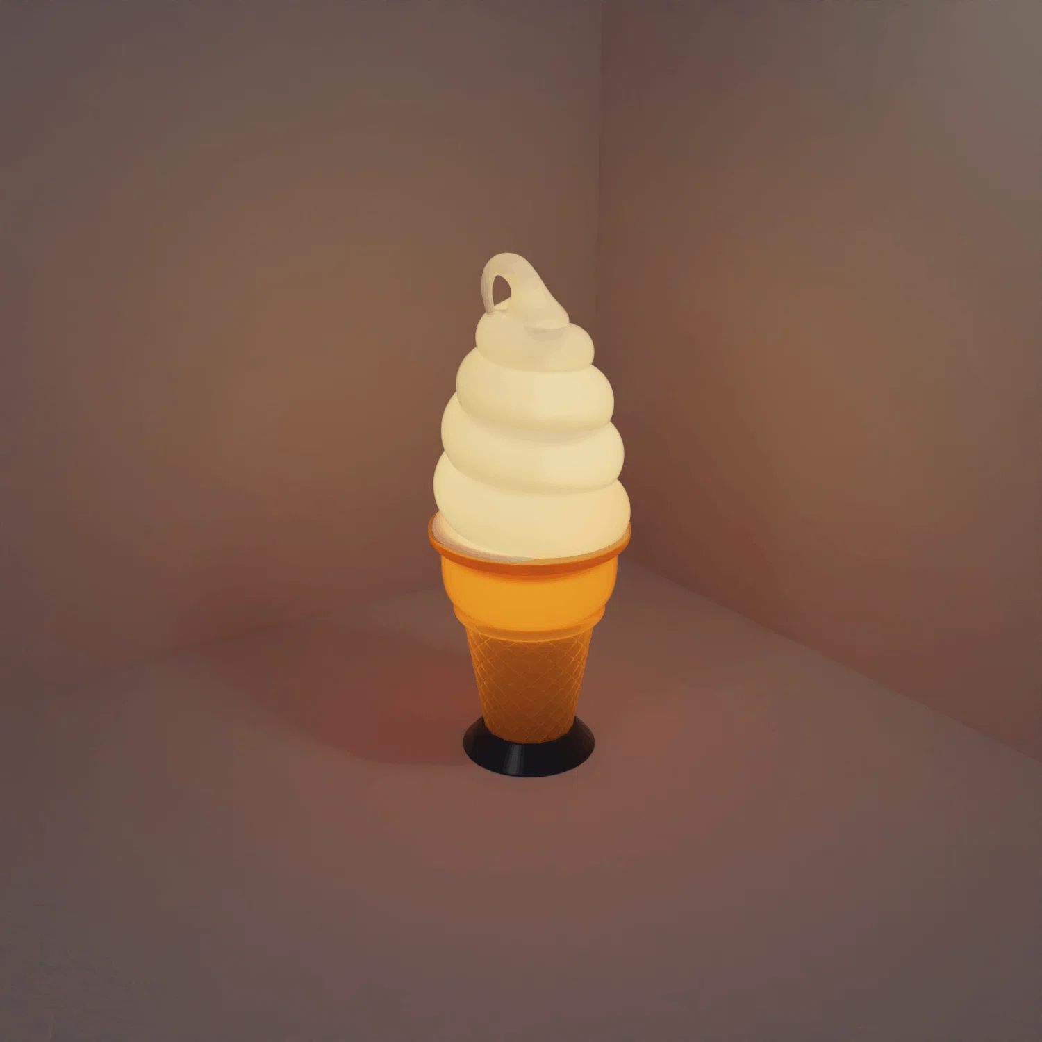 Blender日記：ソフトクリームランプをつくる｜osato