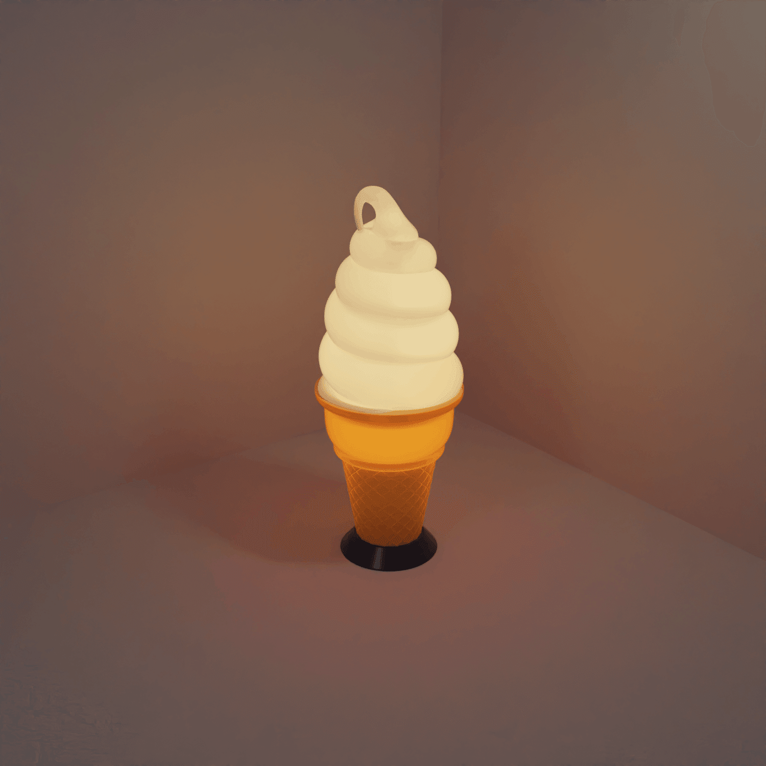 Blender日記：ソフトクリームランプをつくる｜osato