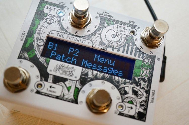 ＰＣ−４ /８チャンネルフットコントローラー/ マルチエフェクト これが未来派のMIDIコントローラー！？MATTHEWS EFFECTS