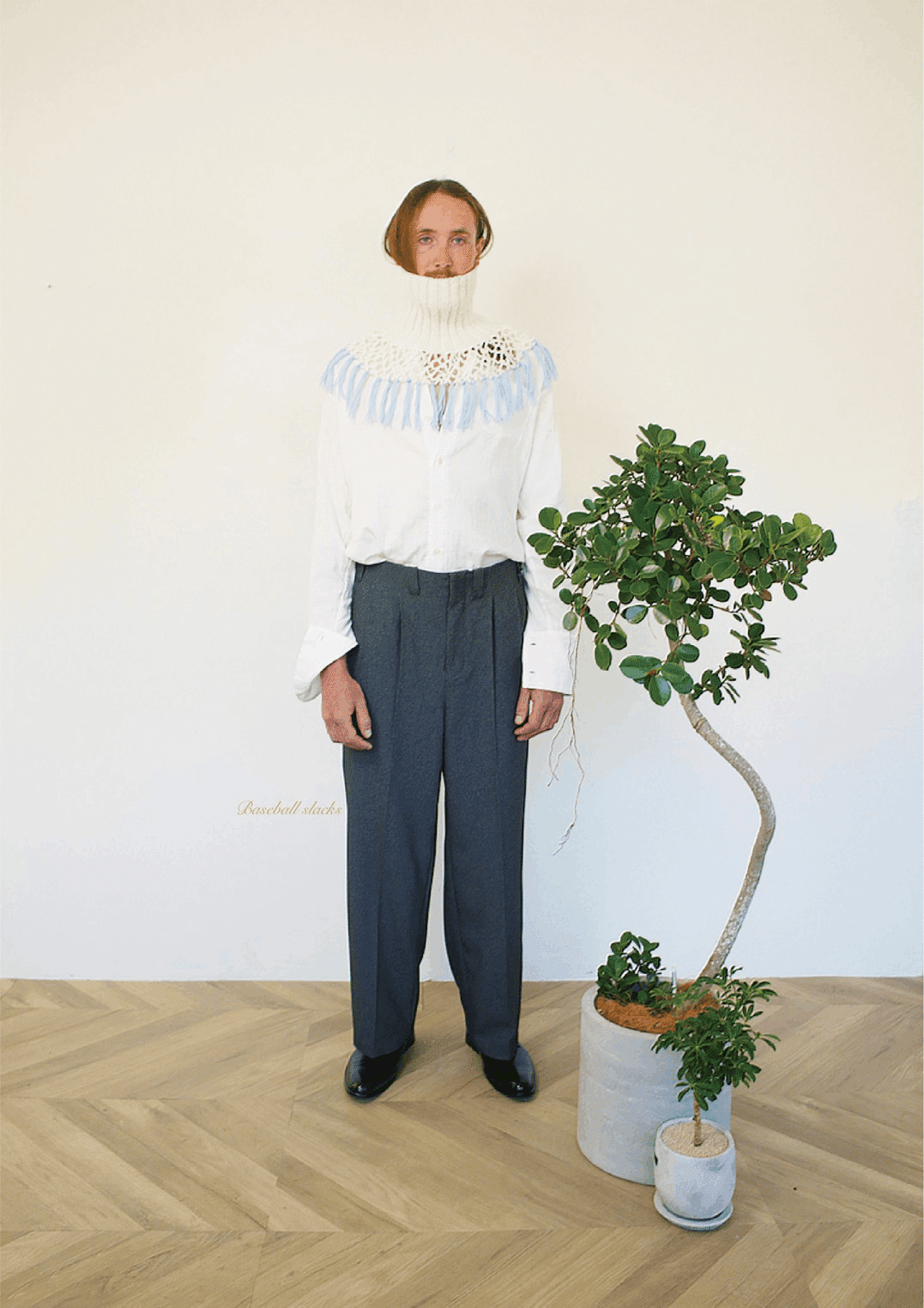 Abelia Edoward Goucha 23FW ベースボールスラックス パンツ abelia