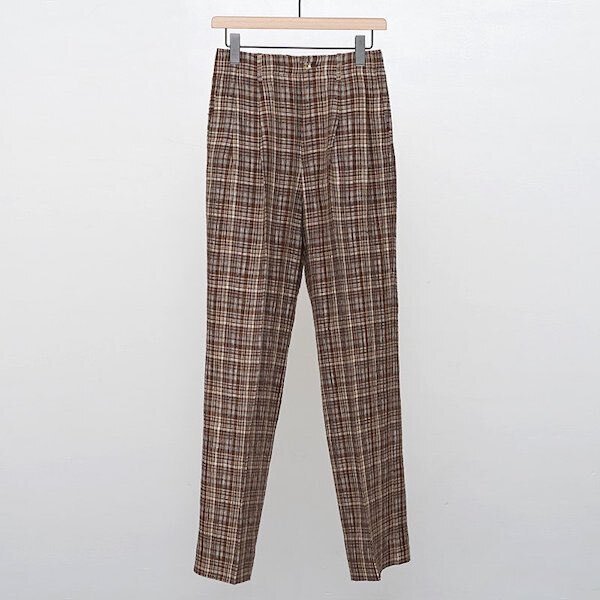春夏の主役ボトム【AURALEE】LINEN SILK CHECK PANTS｜THIRTY' THIRTY'