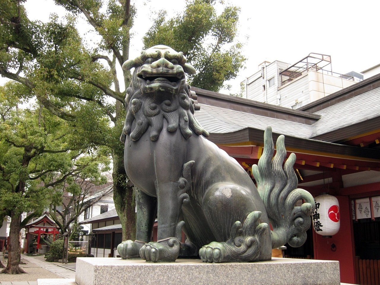 青銅製　金工　狛犬　盆景　箸置き　無銘 金の狛犬、狛犬の置物、純金製狛犬？、青銅器、青銅狛犬、鍍金