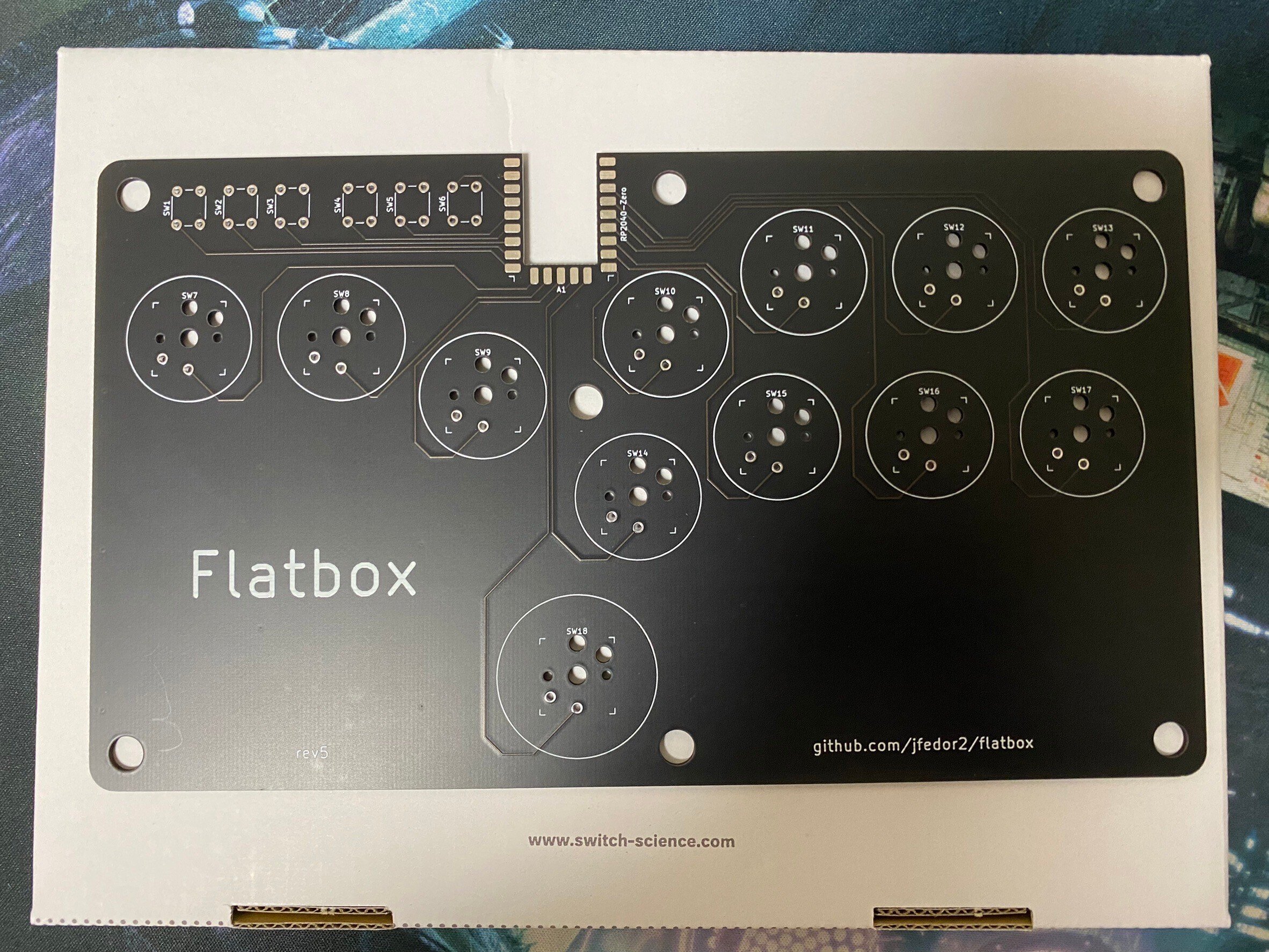 自作の薄型レバーレスコントローラーFlatbox