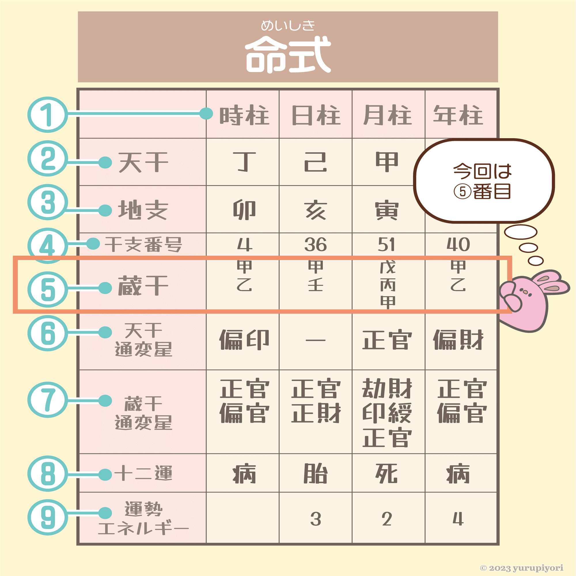 ぜったいわかる四柱推命】第5日目 蔵干（ぞうかん）について♪｜ゆるぴ