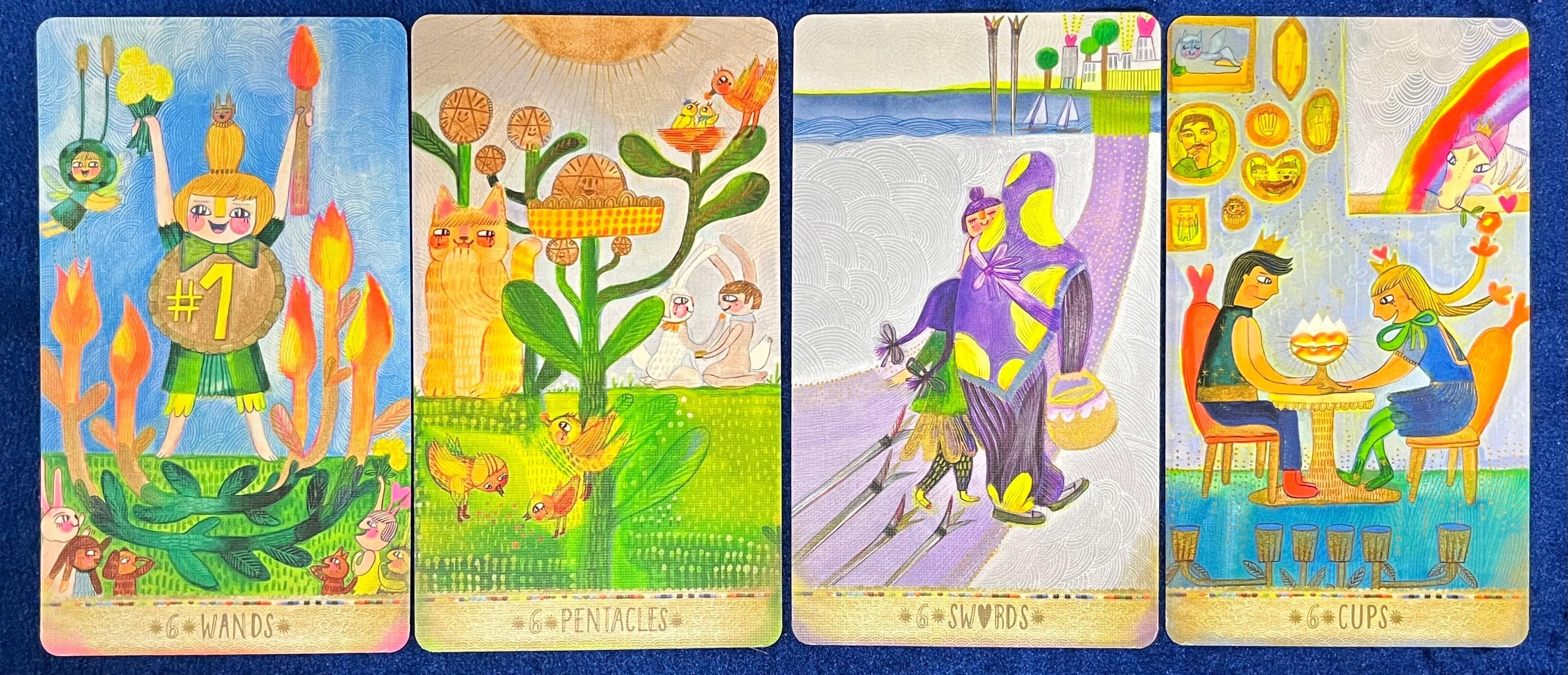 デッキ紹介】まるで絵本・PLAYFUL HEART TAROT【簡単タロット
