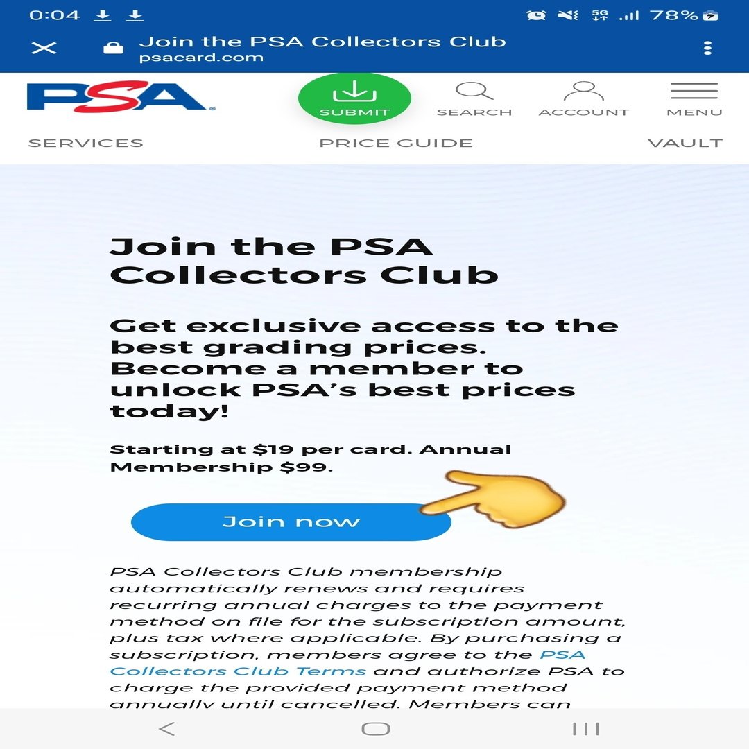 Psa Collectors Club Exclusive edu.svet.gob.gt