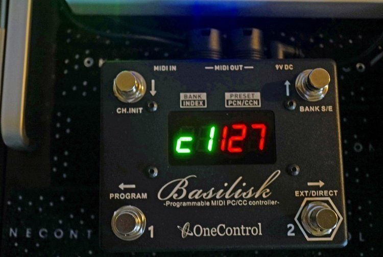 One Control Basiliskを使って、ペダルボードをMIDIでコントロール 