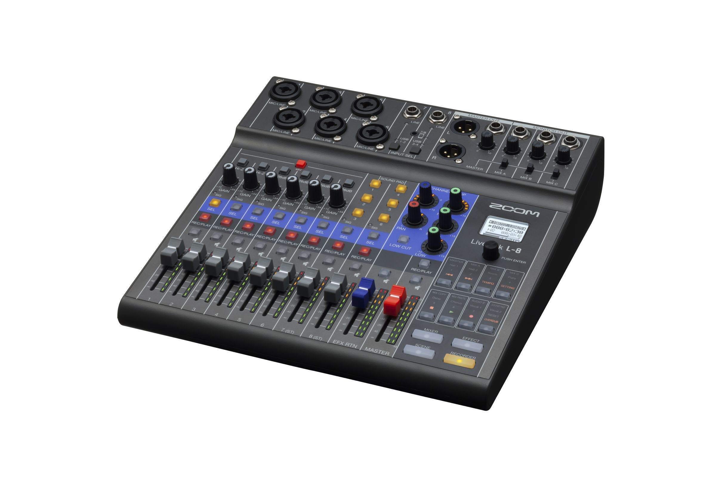 【ミキサー】Mix8 8チャンネルコンパクトミキサー 配信 MACKIE マッキー MIX8 8チャンネル コンパクト ミキサー : 島村