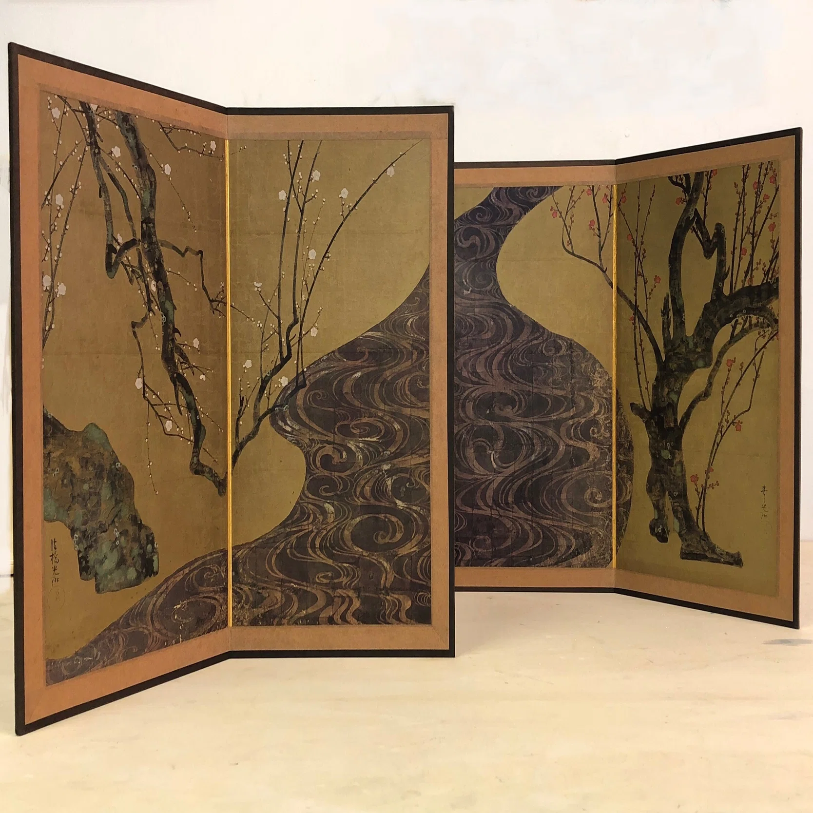 解決！『紅白梅図屛風』鑑賞アップデート｜白井忠俊