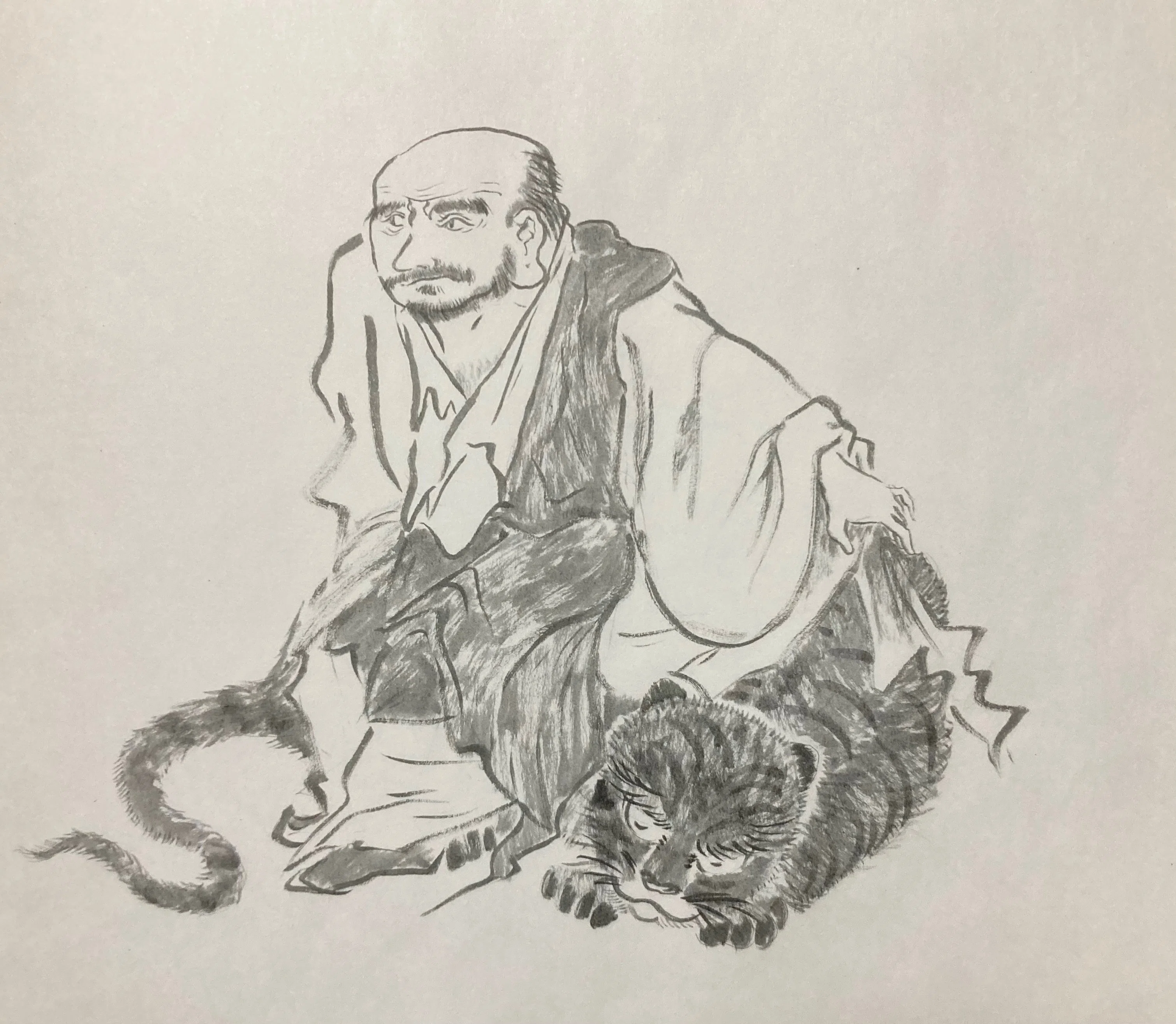 日本の虎の絵〜時代順においかけてみた〜(前編)｜水虎