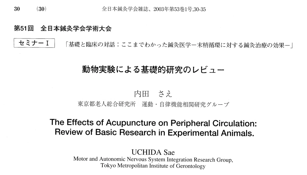 鍼刺激が全身血圧・大脳皮質血流・眼底血流・骨格筋血流に及ぼす効果をまとめた図
