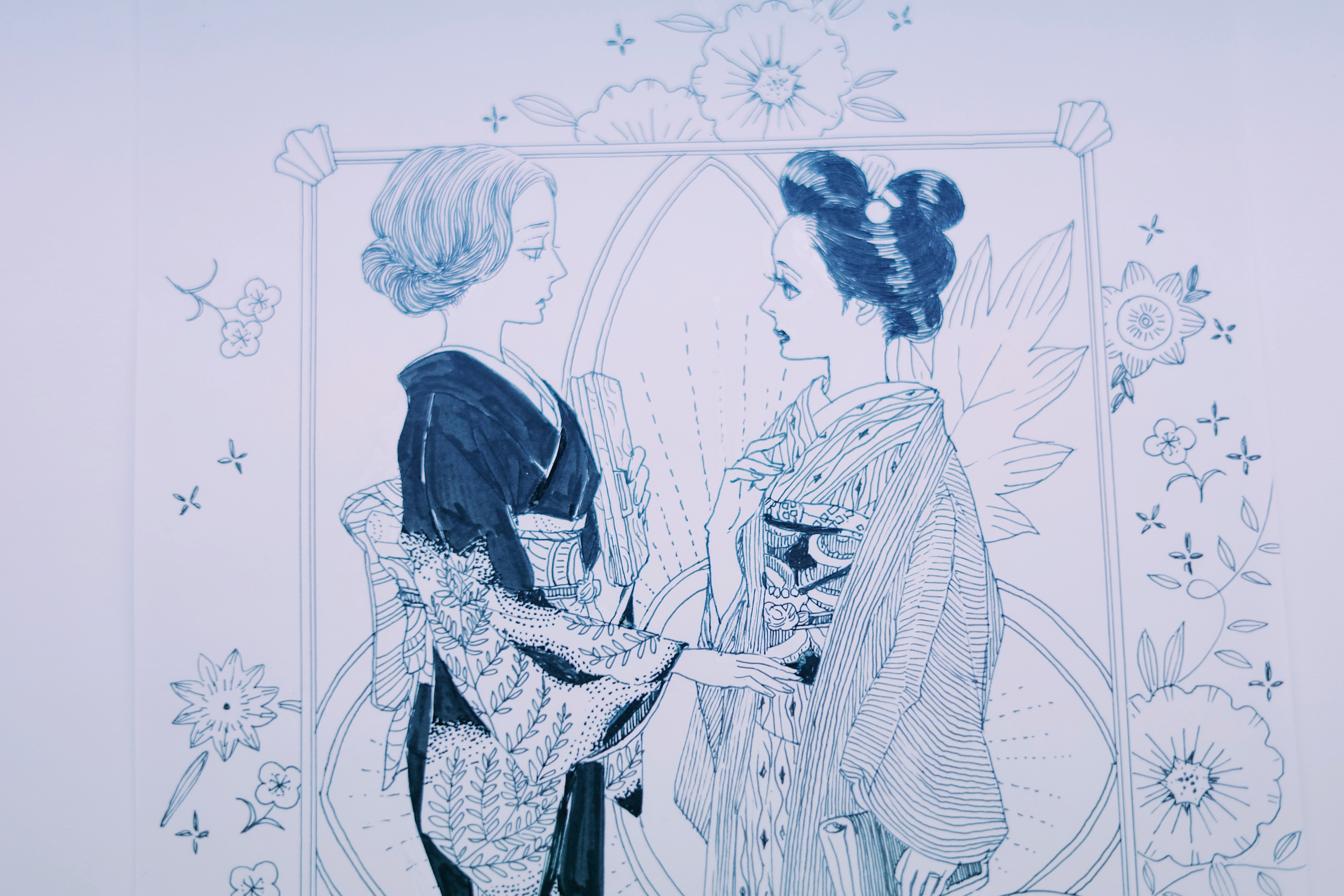 ヨーコ　ツノ　ロジェ　ルルー直筆　原画　イラスト ヨーコ ツノ ロジェ ルルー直筆 原画 イラスト シュガシュガルーン