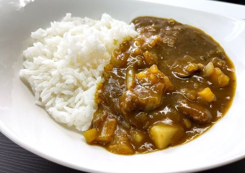 ビターでコクのあるカレーが完成