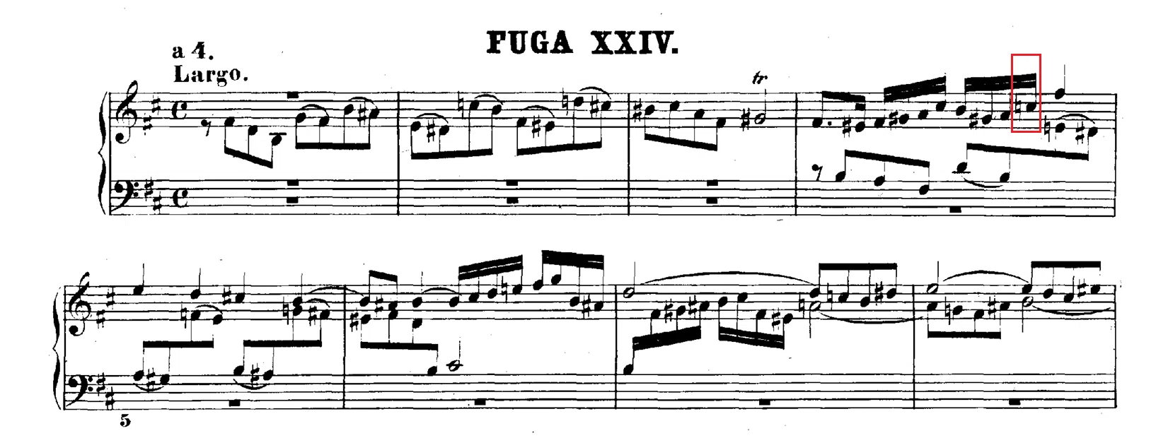 J. S. Bach Well-Tempered Klavier Book 1. Fugue h moll BWV869｜Jun 