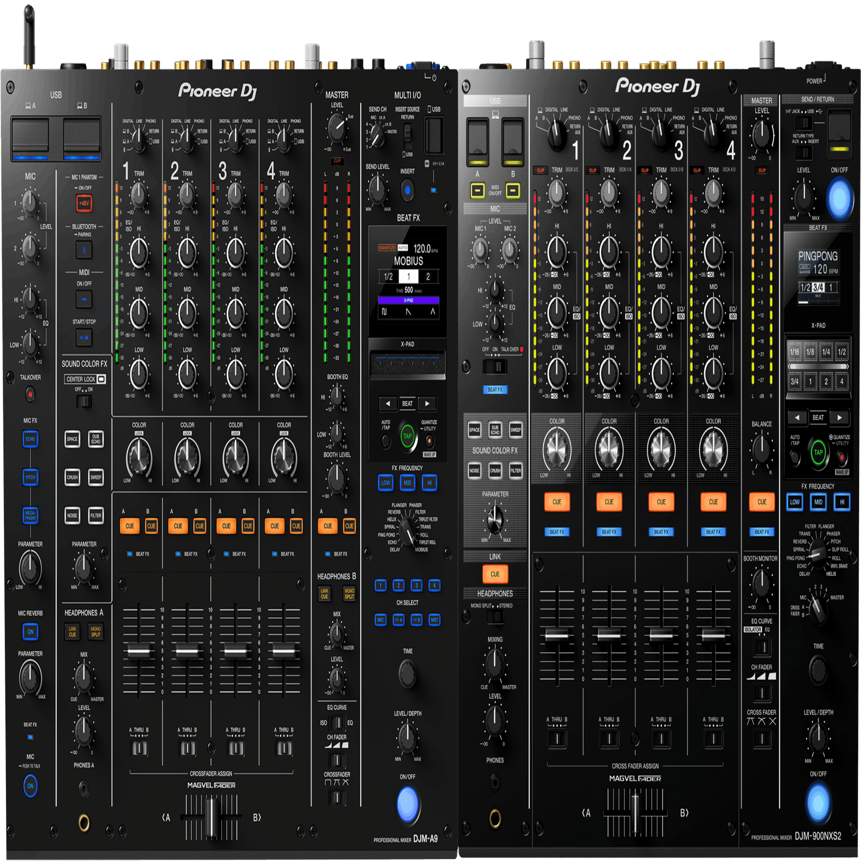 DJM-A9 & DJM-900nxs2 比較｜dj TAKU