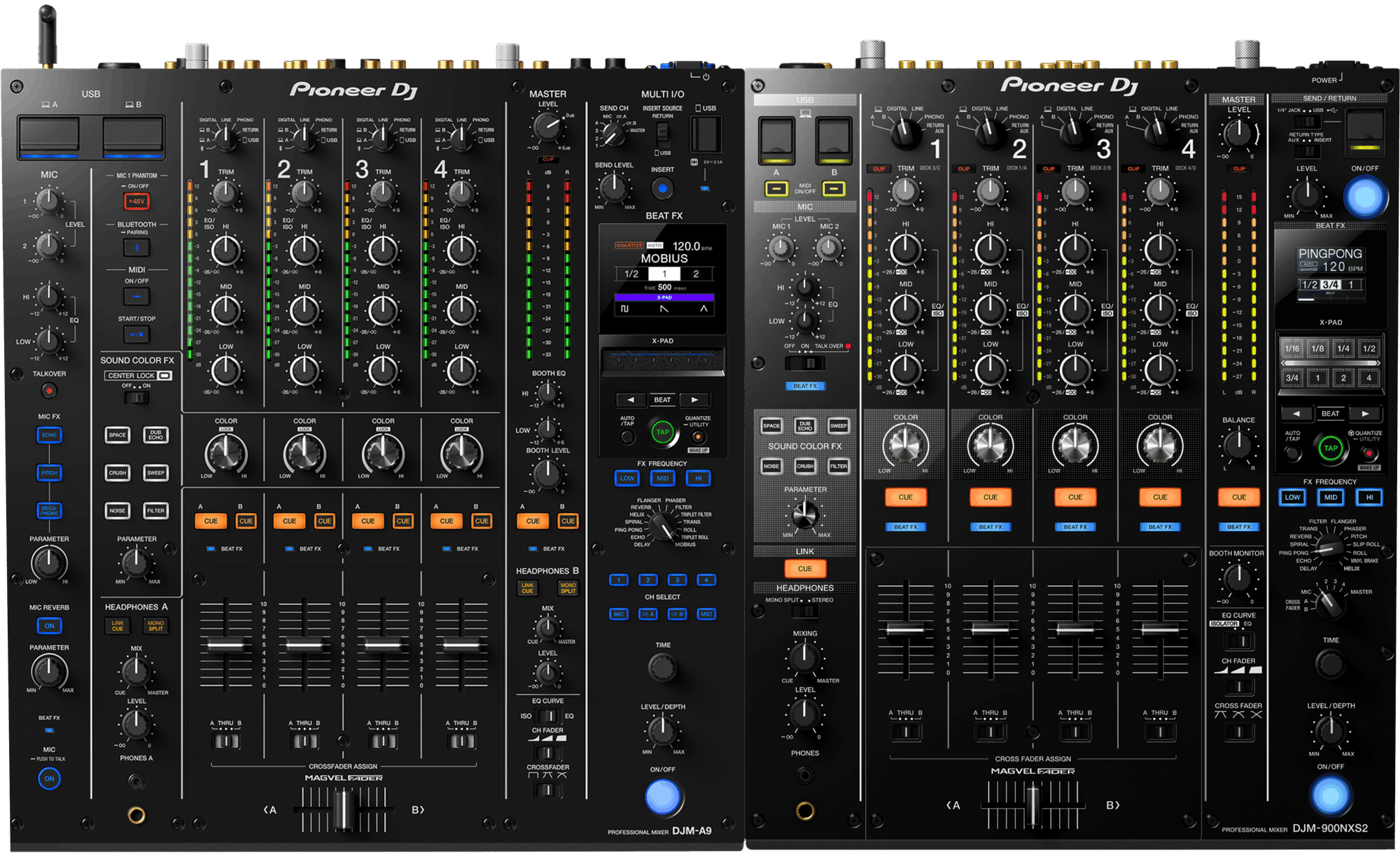 DJM-A9 & DJM-900nxs2 比較|dj TAKU DJM-A9 & DJM-900nxs2 比較|dj TAKU