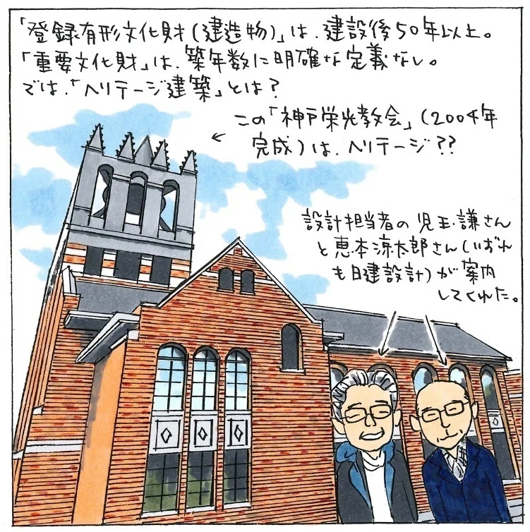 イラスト名建築ぶらり旅 with 宮沢洋＆ヘリテージビジネスラボ⑯｜日建