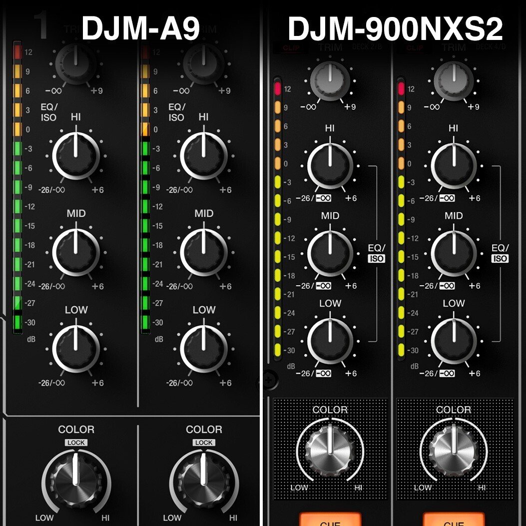 DJM-A9 & DJM-900nxs2 比較｜dj TAKU