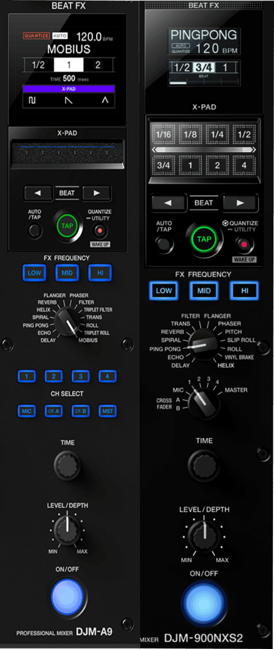 DJM-A9 & DJM-900nxs2 比較｜dj TAKU