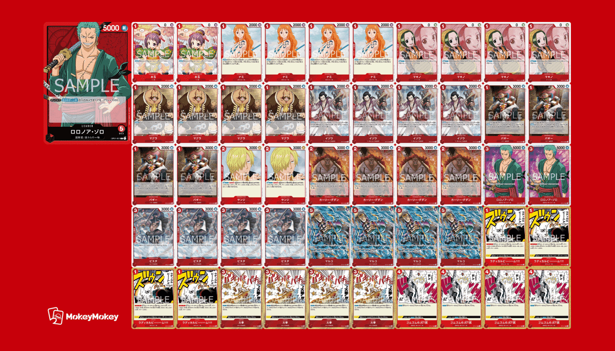 ワンピース】赤ゾロのあれこれメモ ※4/21追記【カードゲーム