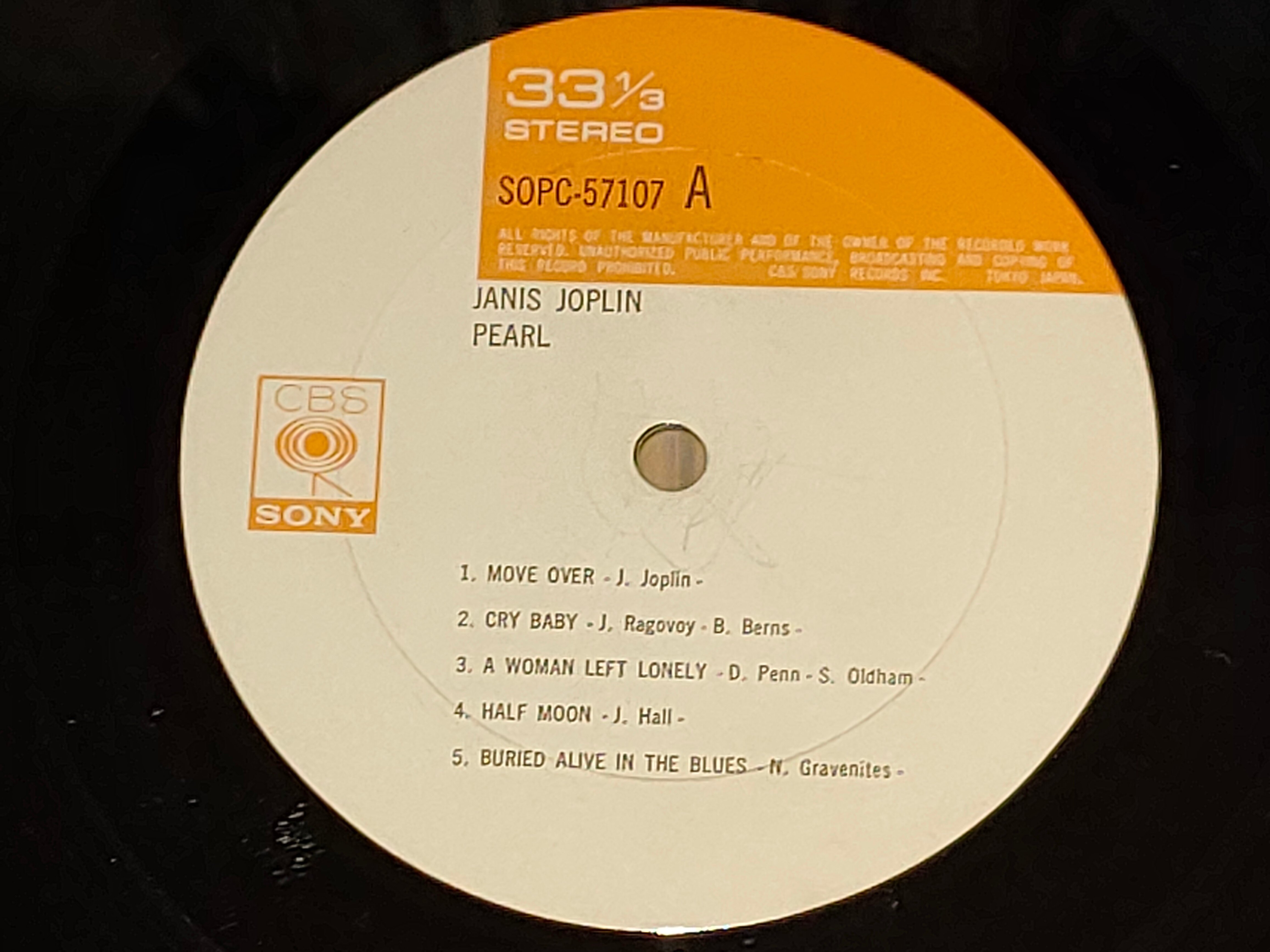 激レア見本盤‼︎ ジャニス・ジョップリン　「パール」 Pearl】(1971)Janis Joplin 完成度高いジャニスの遺作｜よっしー