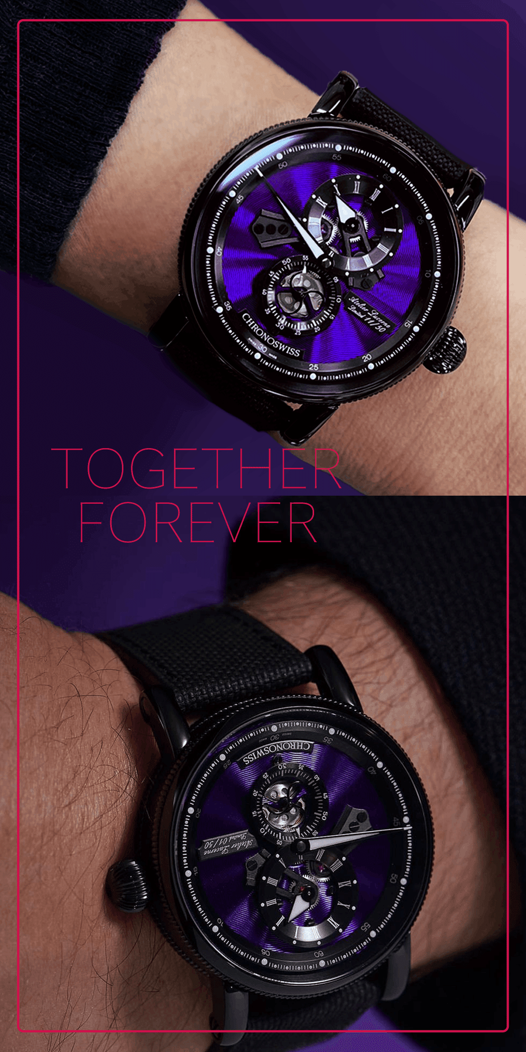 フライングレギュレーター オープンギア パープルパンサー CH-8755.1