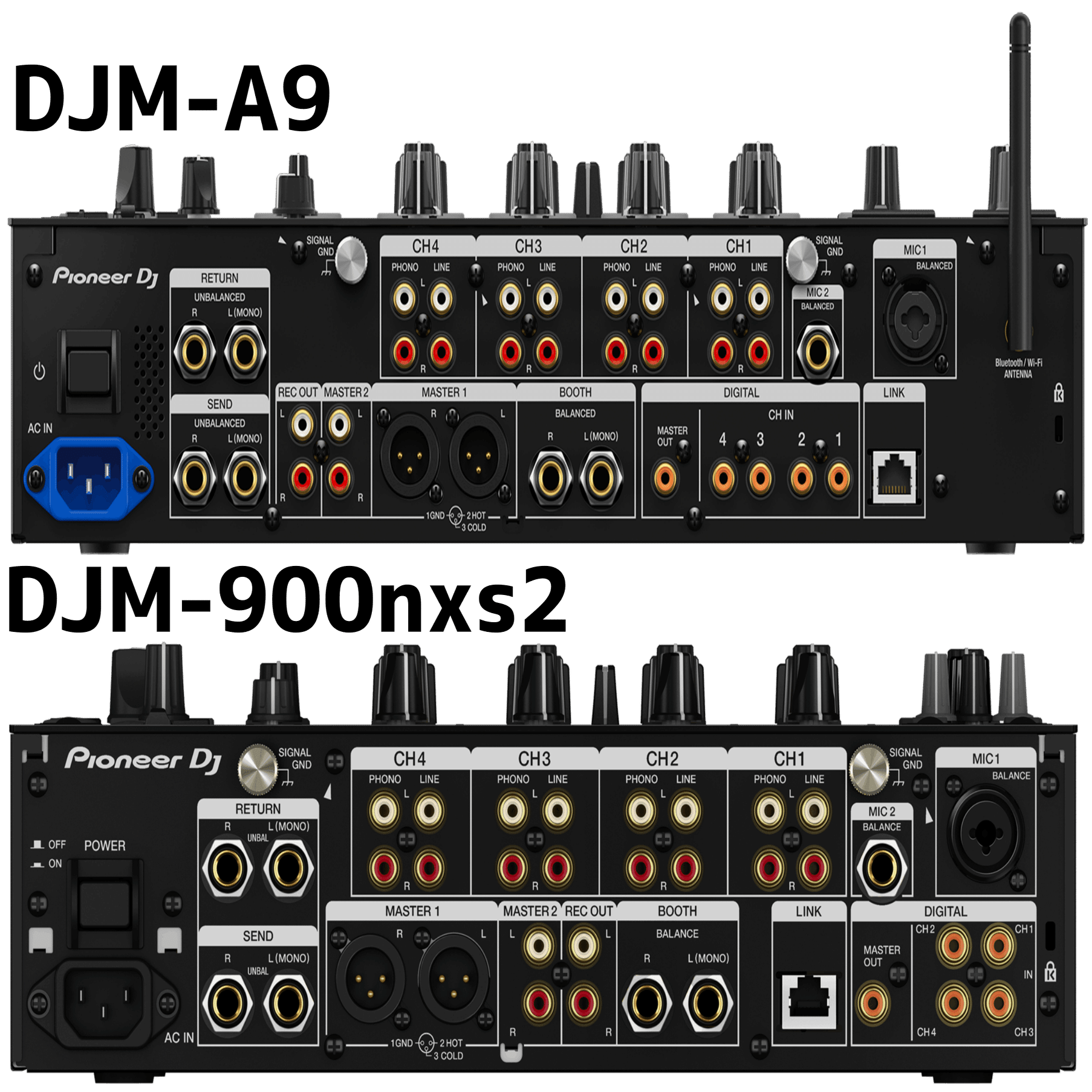 DJM-A9 & DJM-900nxs2 比較｜dj TAKU