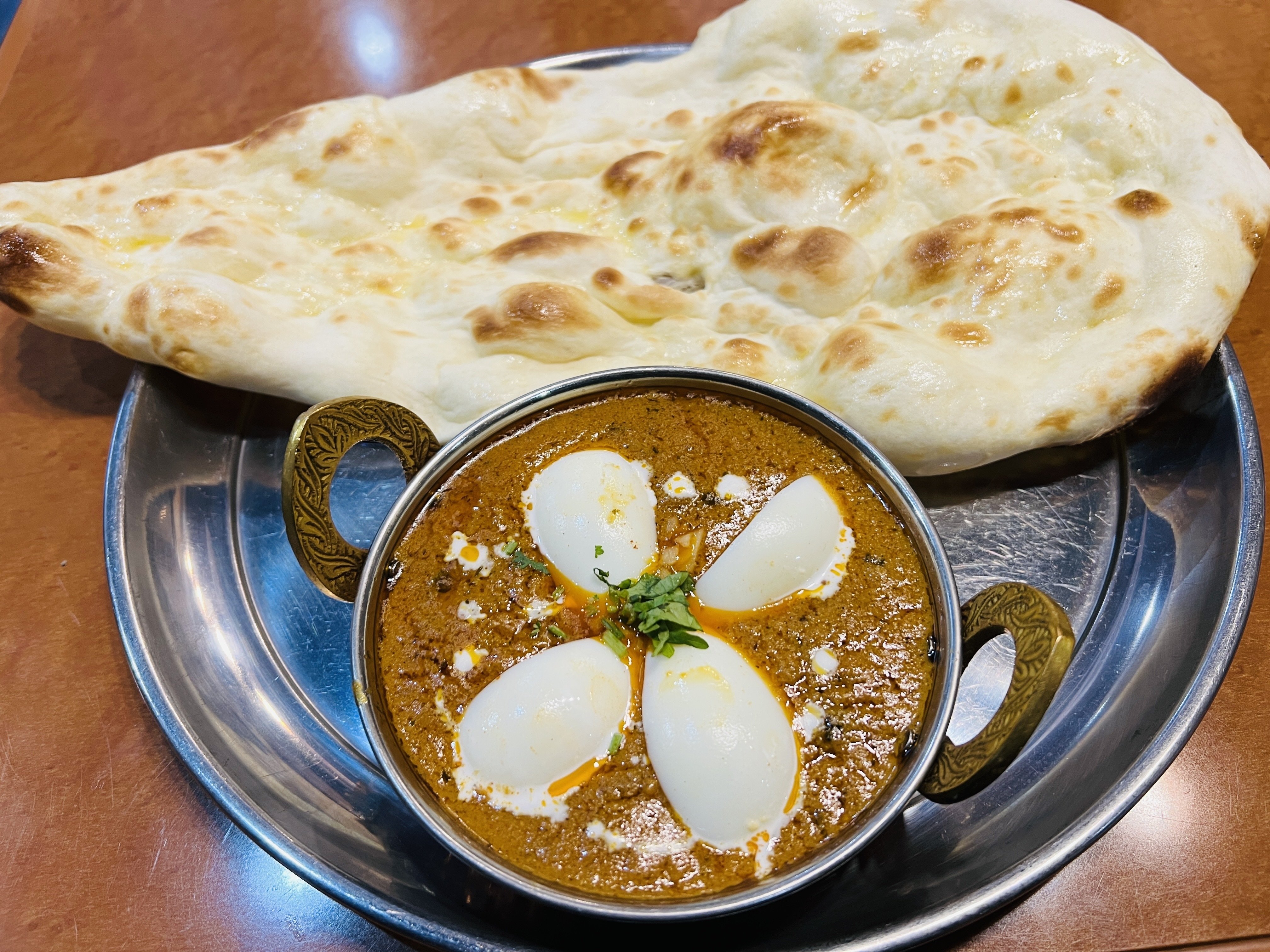 Egg Curry エッグカレー」｜炎マサラ本格インドカレー（【行徳駅 徒歩3