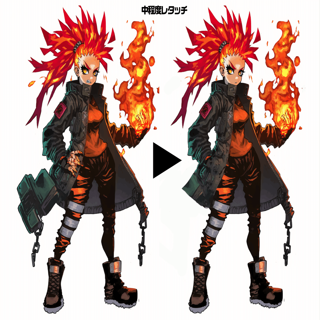 ニンジャスレイヤーTRPG用のニュービーニンジャ立ち絵CG128体 ： AI