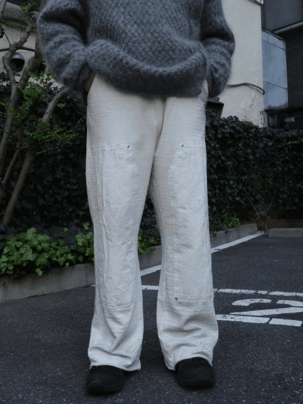 jieda kikunobu別注　ダブルニーパンツ jieda kikunobu別注 ダブルニーパンツ - メルカリ