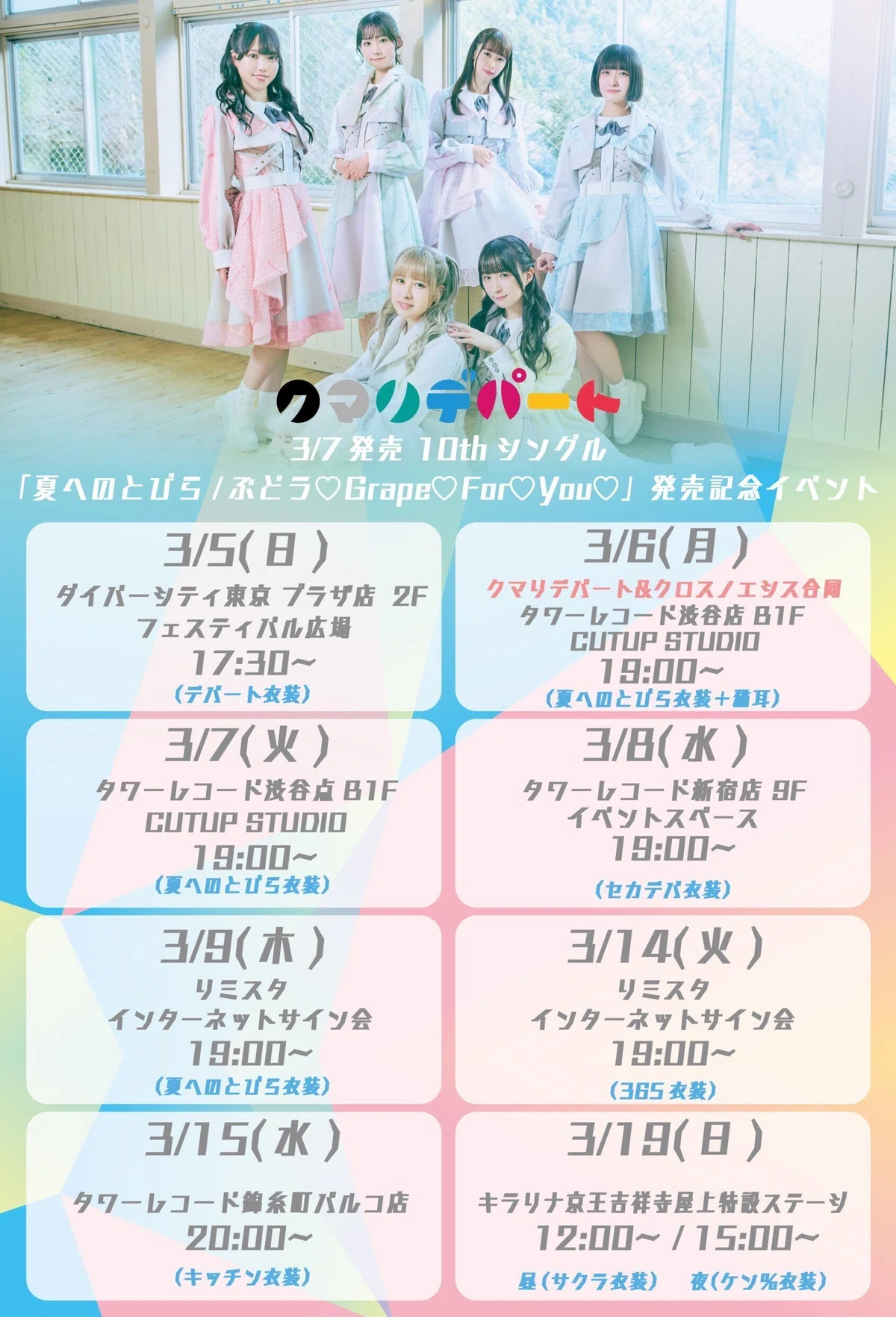 活動歴および当時の関連ビジュアル記録