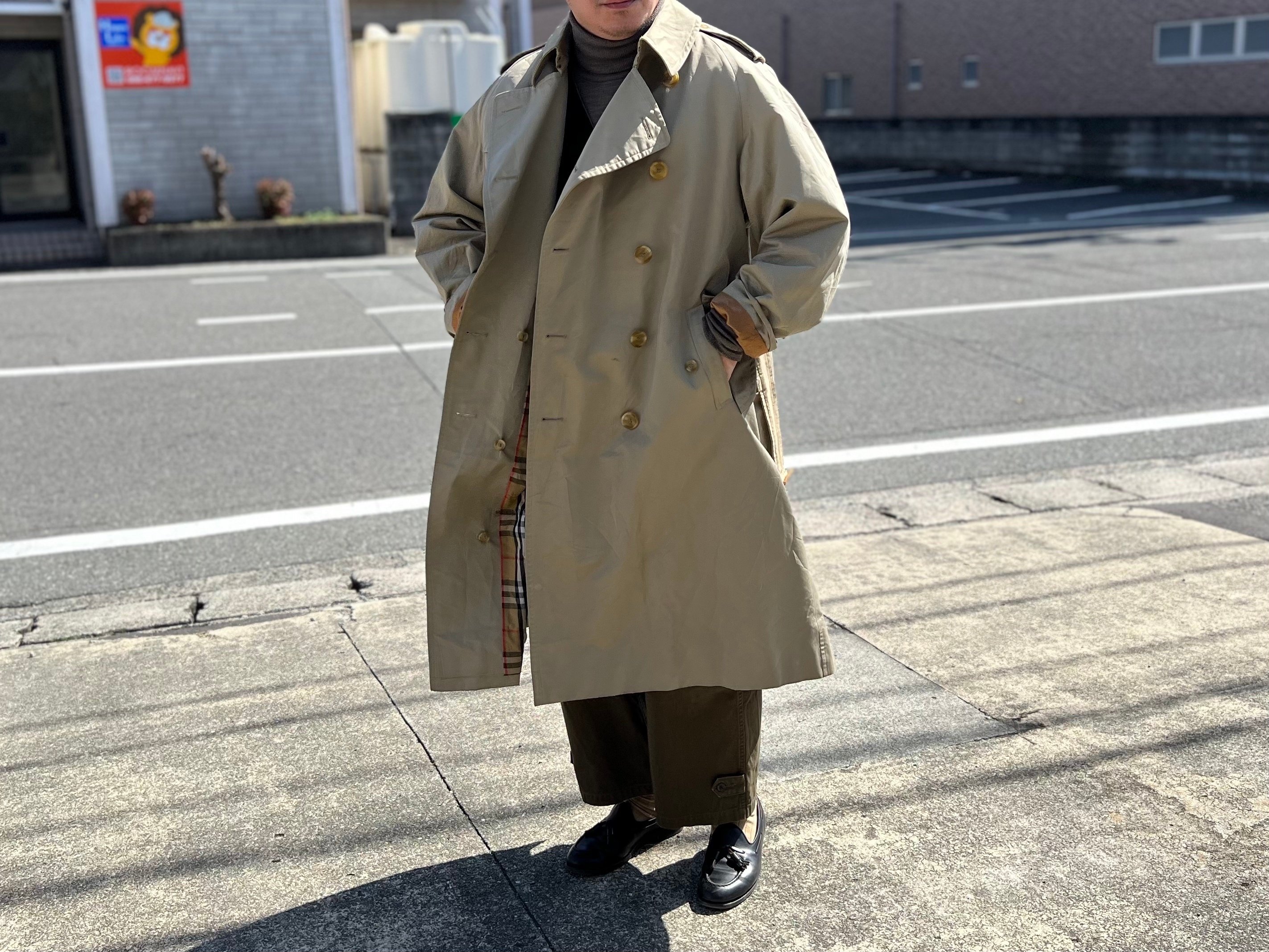 Burberry 勢いづい バーバリー トレンチコート trench21 一枚袖 完品 Burberry 勢いづい バーバリー トレンチコート trench21 一枚袖 完品