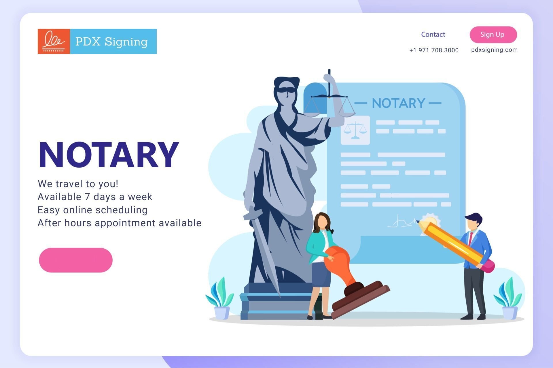 Portland notary services｜pdxsigning｜note