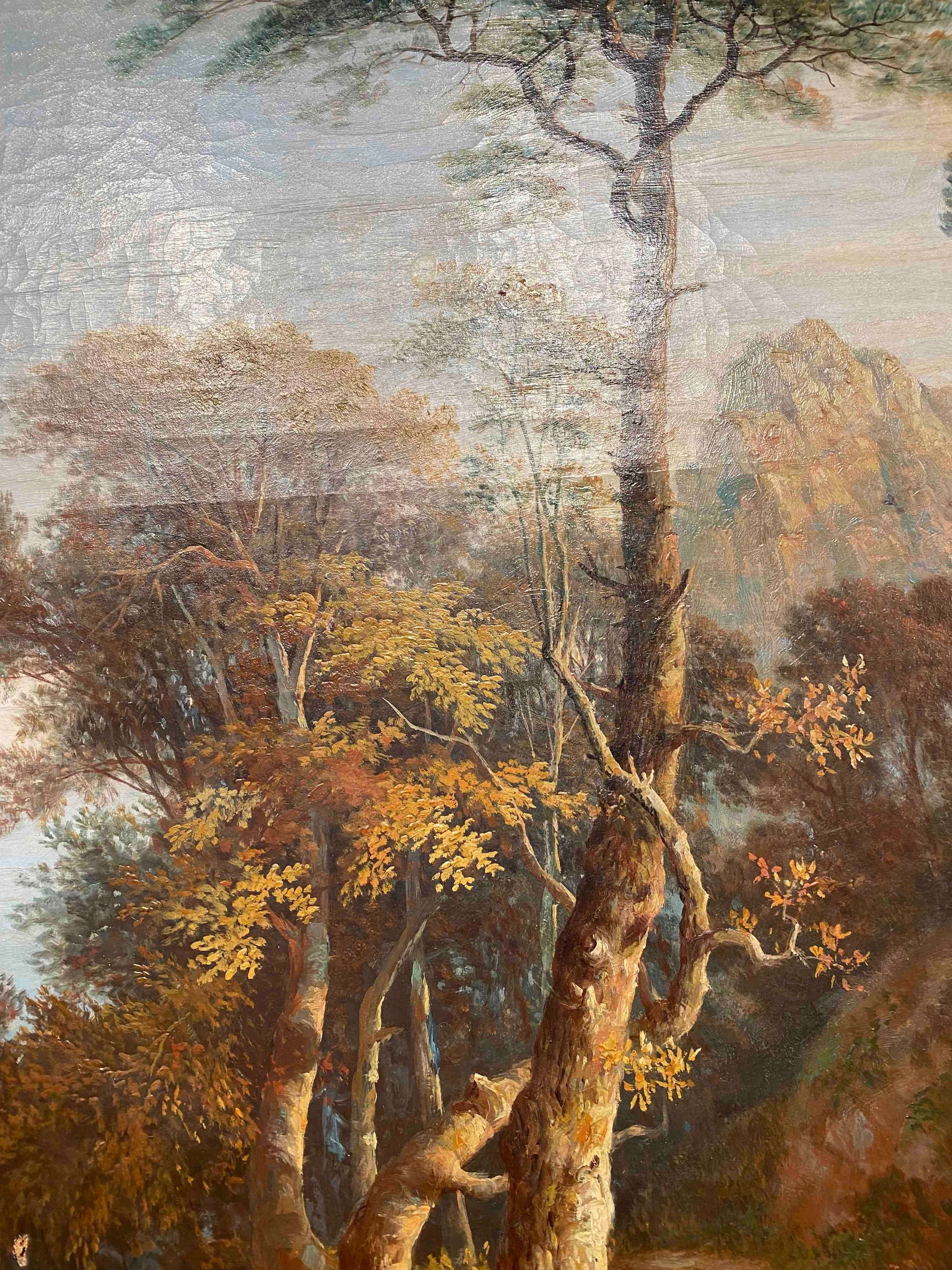 絵画　街並み 1860年の絵画を購入した話｜山林