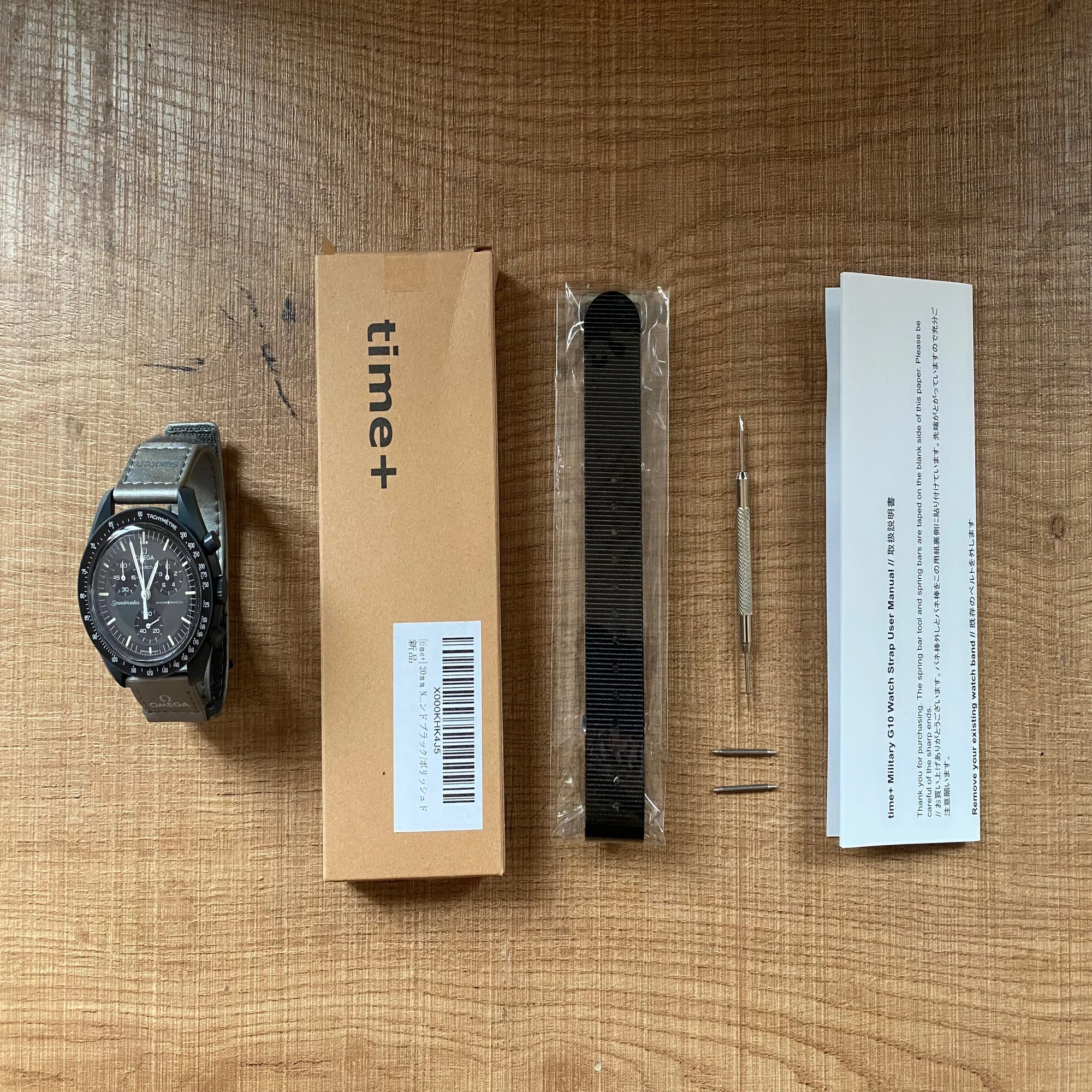 OMEGA MoonSwatchレビューとNATOストラップ交換の仕方｜あるマーケター 