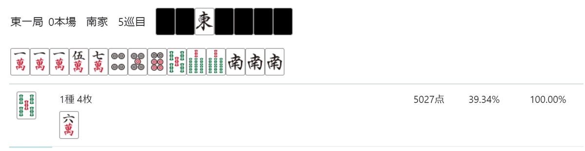 牌効率についての備忘録①（超基本）｜akaiki