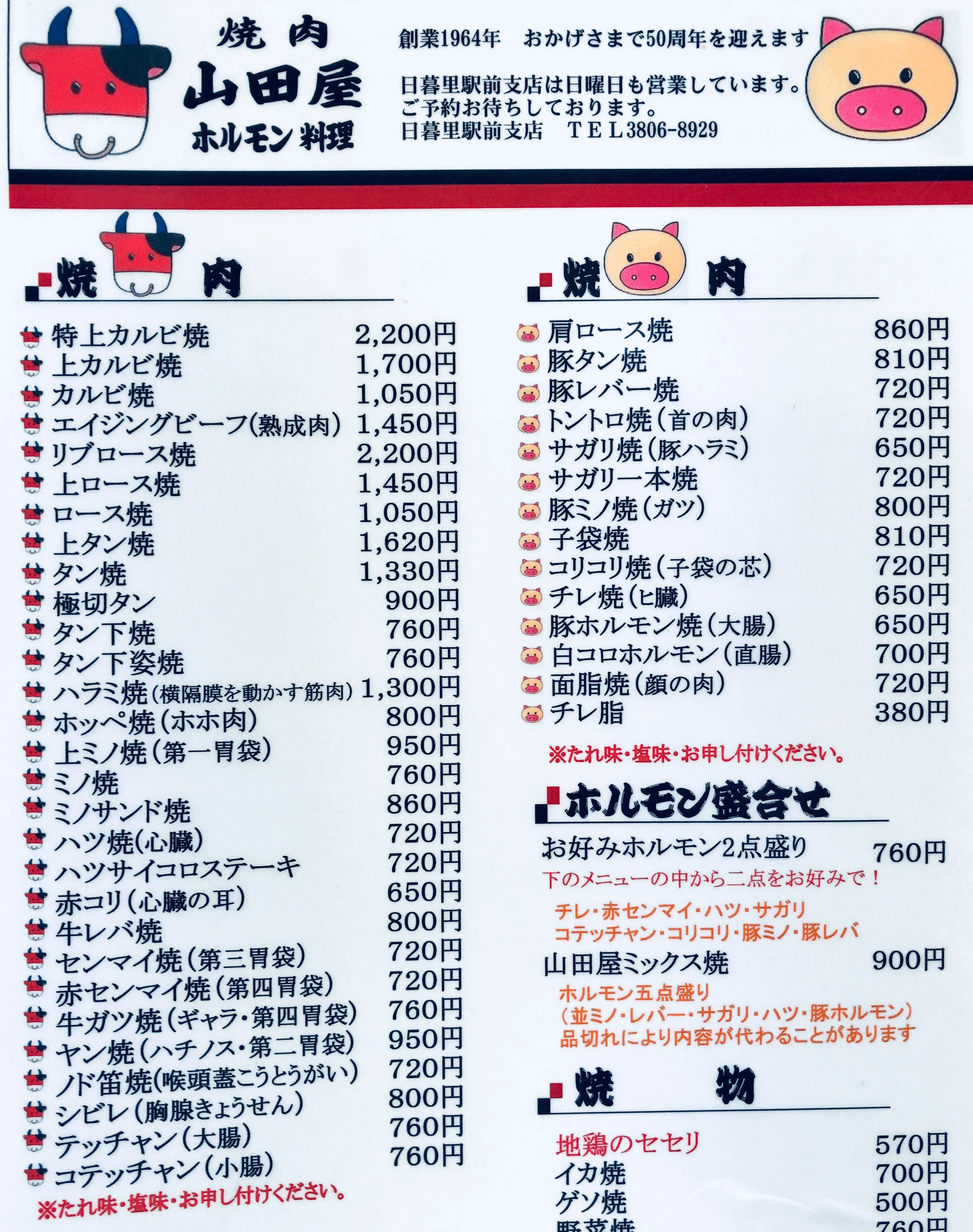 豚 ホルモン 部位