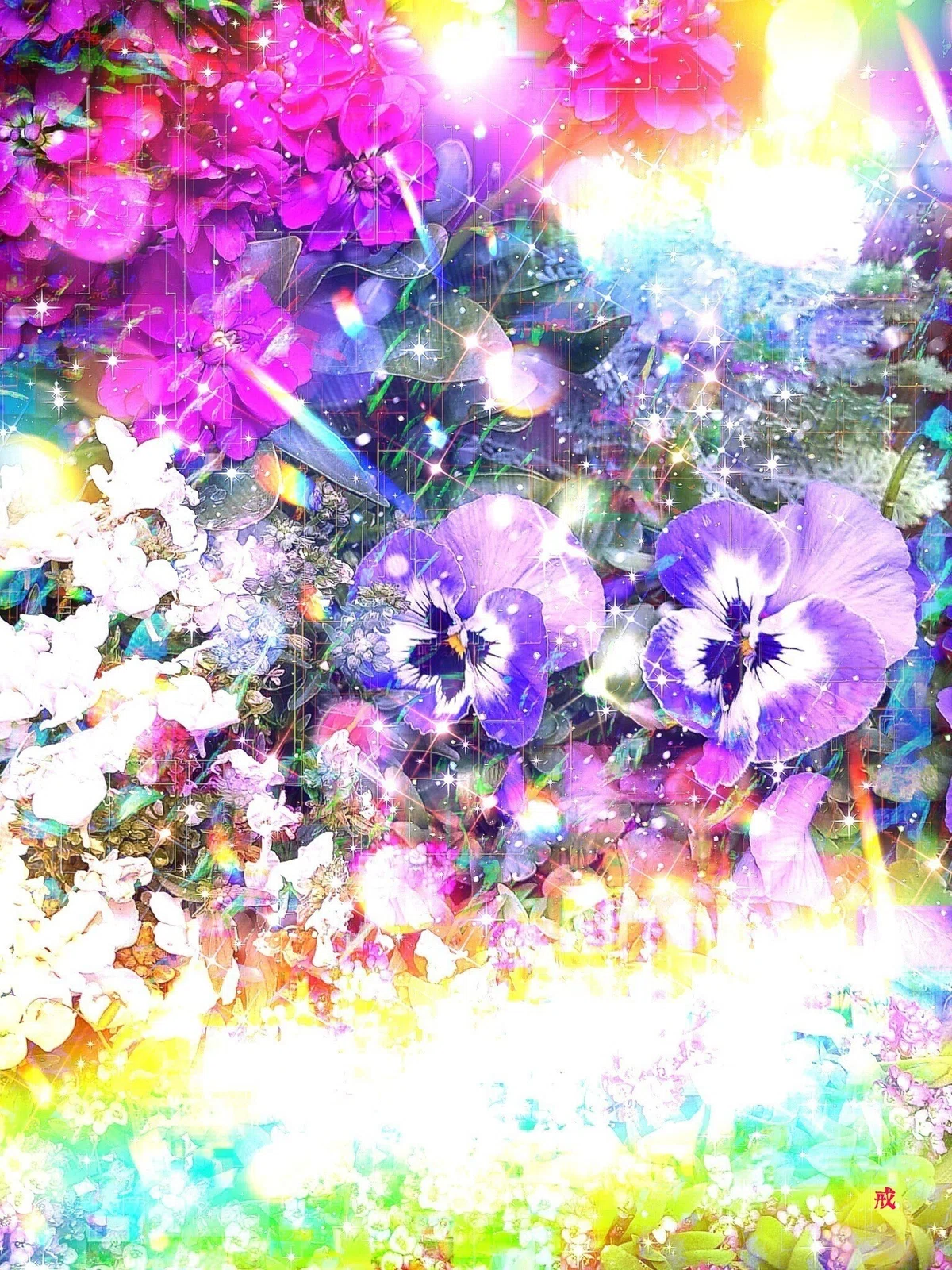 作品: a-1842 煌めきの苑 Shining Garden|T_GAI(戒)